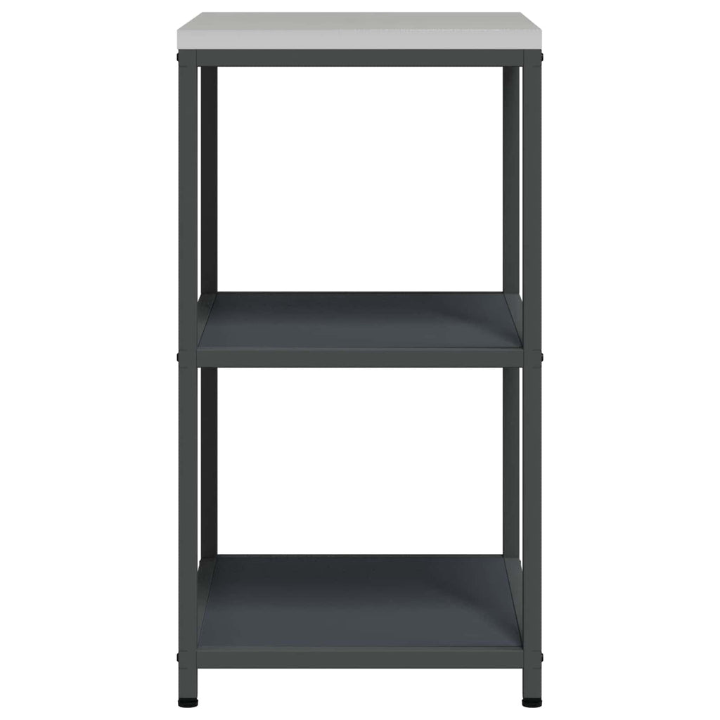 vidaXL Przechowywanie w kuchni HATTEM antracytowy 60 x 50 x 92 cm Stal