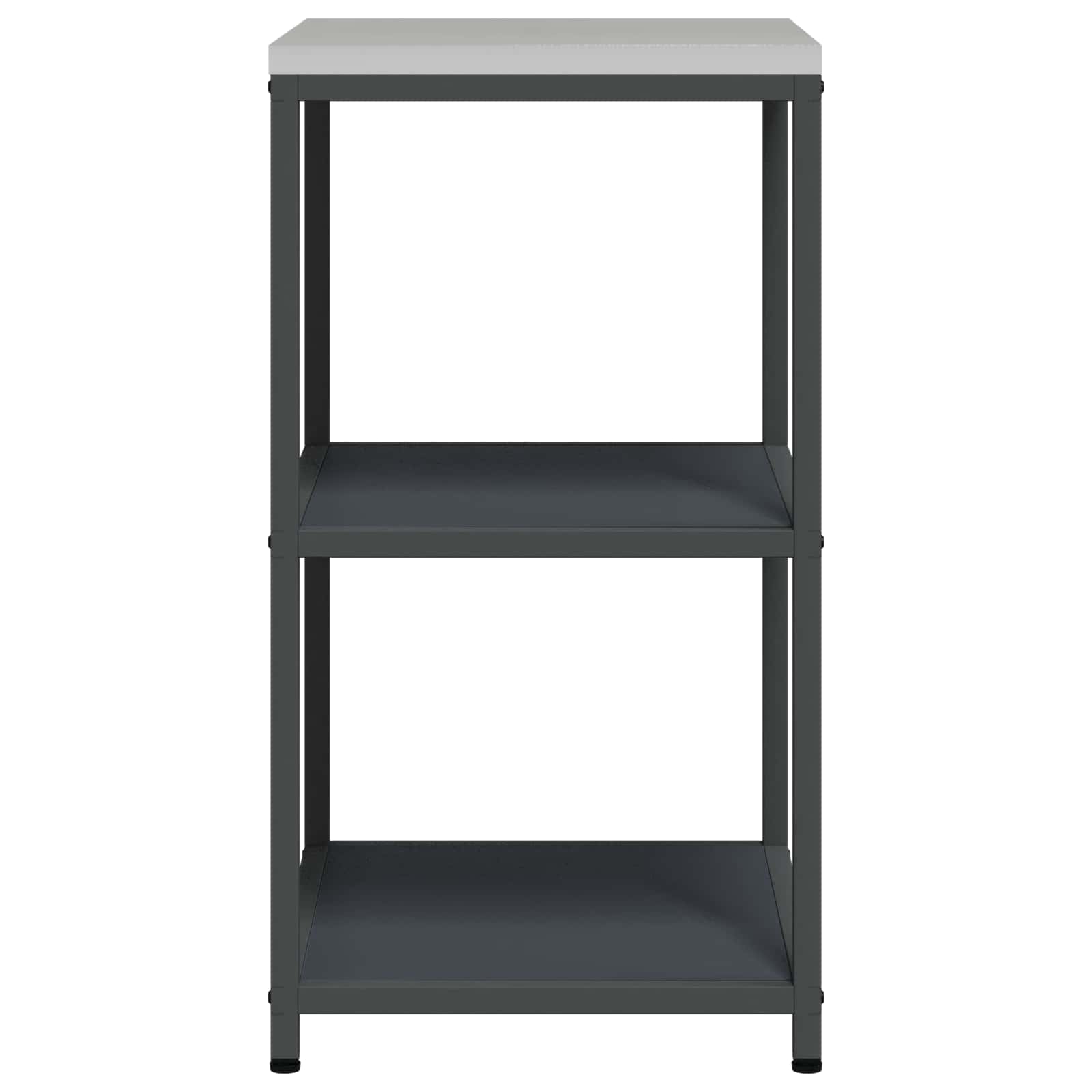 vidaXL Przechowywanie w kuchni HATTEM antracytowy 60 x 50 x 92 cm Stal