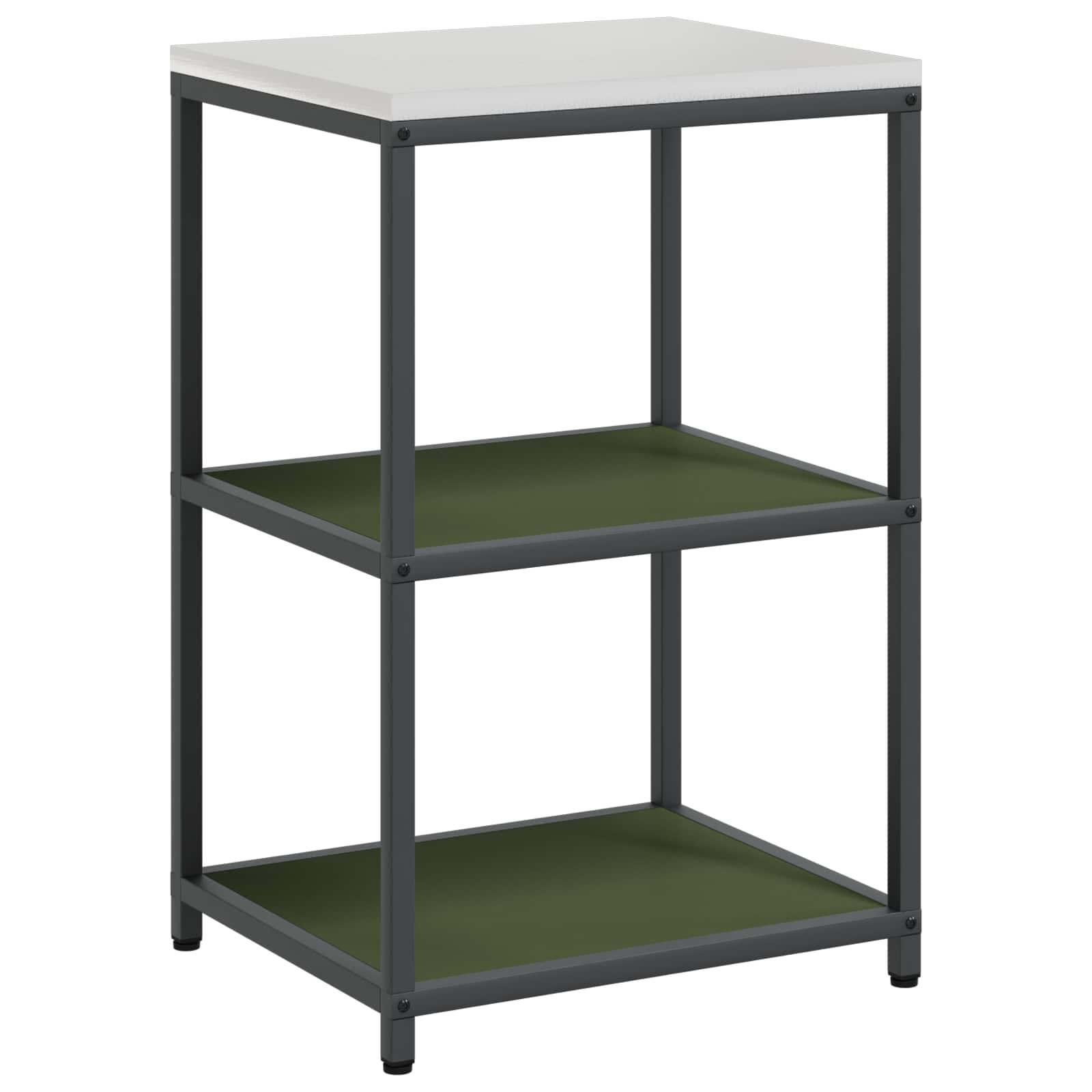 vidaXL Przechowywanie w kuchni HATTEM Oliwkowy zielony 60 x 50 x 92 cm