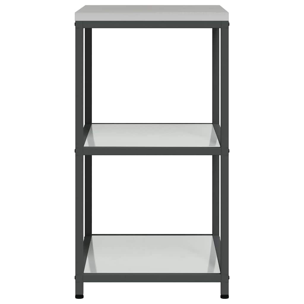 vidaXL Przechowywanie w kuchni HATTEM srebrny 60 x 50 x 92 cm Stal