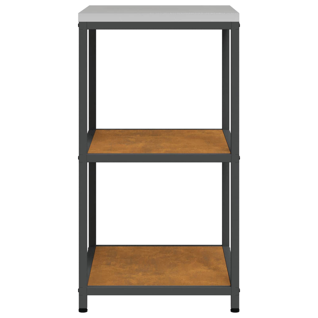 vidaXL Przechowywanie w kuchni HATTEM Rdzawy 60 x 50 x 92 cm Stal