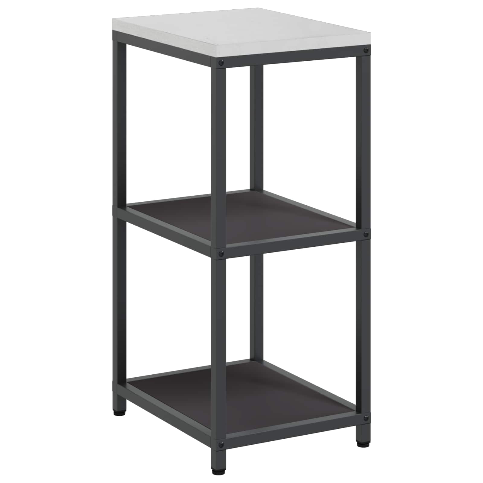 vidaXL Przechowywanie w kuchni HATTEM Czarny 40 x 50 x 92 cm Stal