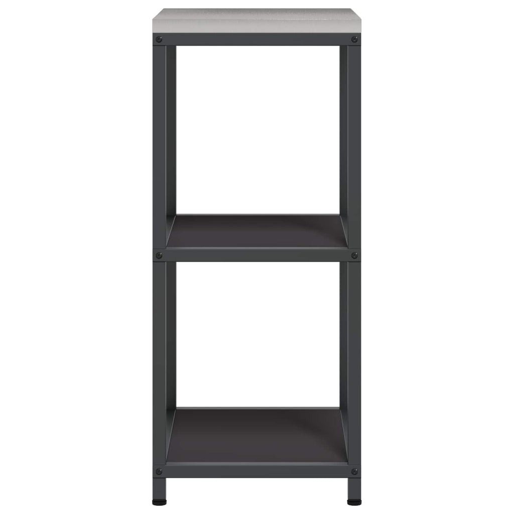 vidaXL Przechowywanie w kuchni HATTEM Czarny 40 x 50 x 92 cm Stal