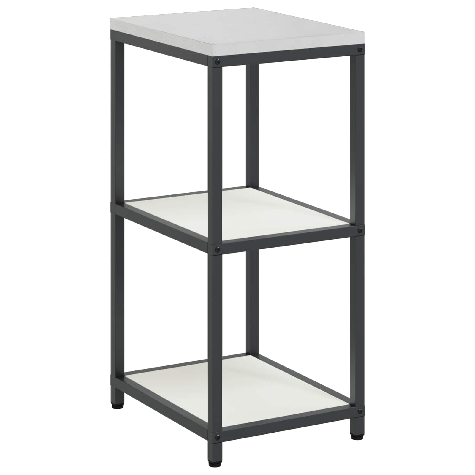 vidaXL Przechowywanie w kuchni HATTEM Biały 40 x 50 x 92 cm Stal