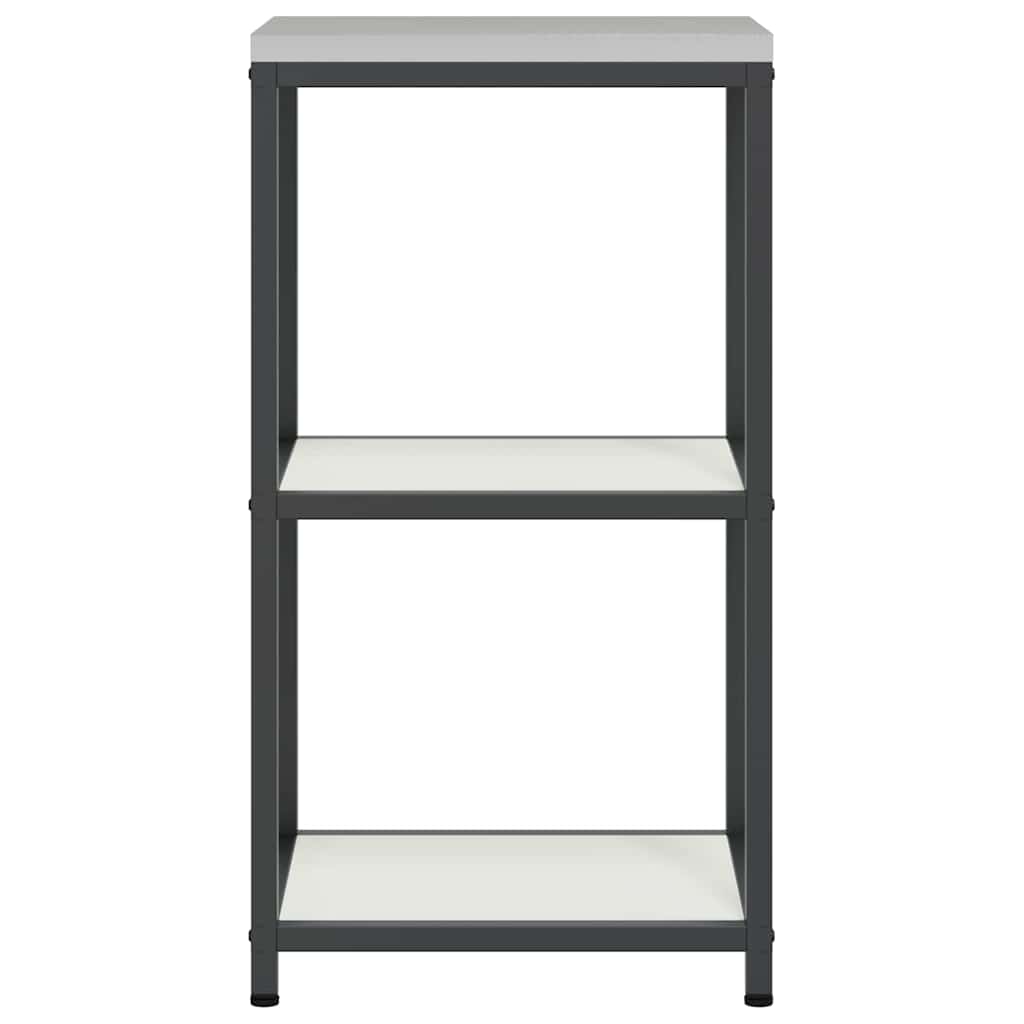 vidaXL Przechowywanie w kuchni HATTEM Biały 40 x 50 x 92 cm Stal