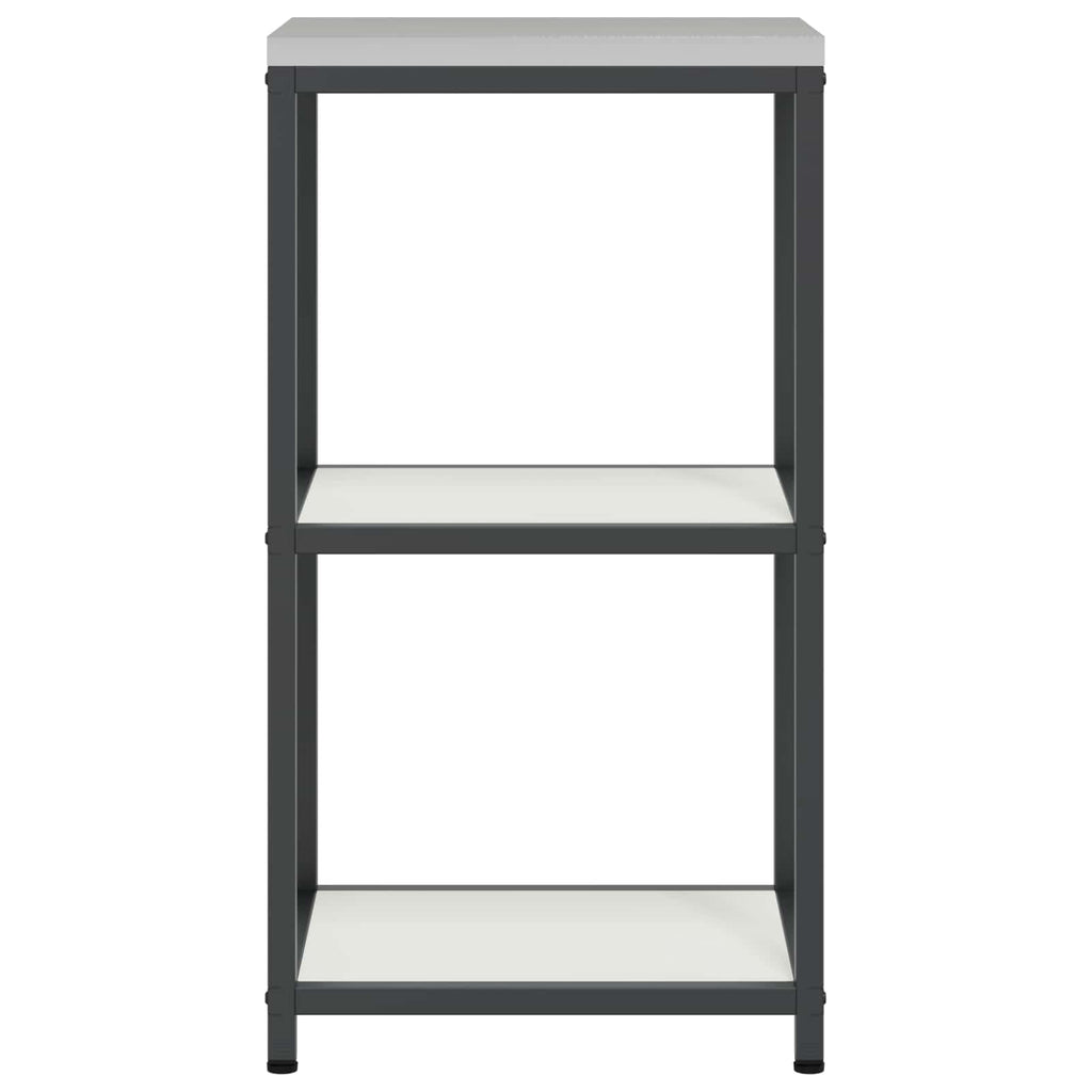 vidaXL Przechowywanie w kuchni HATTEM Biały 40 x 50 x 92 cm Stal