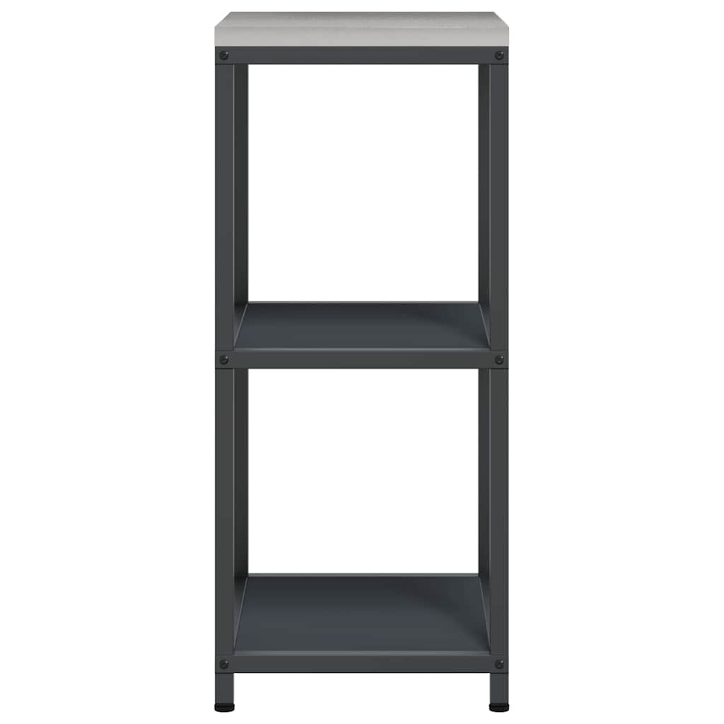 vidaXL Przechowywanie w kuchni HATTEM antracytowy 40 x 50 x 92 cm Stal