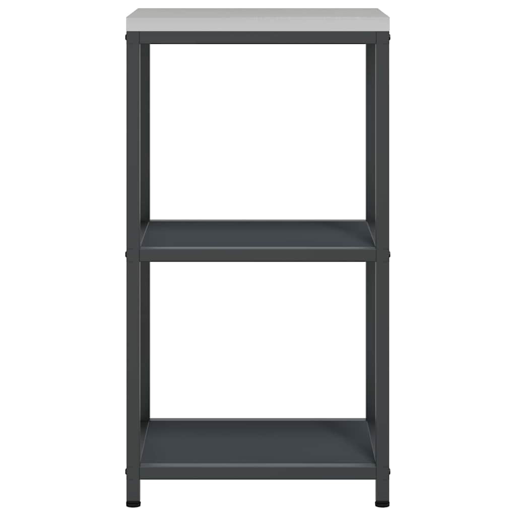 vidaXL Przechowywanie w kuchni HATTEM antracytowy 40 x 50 x 92 cm Stal