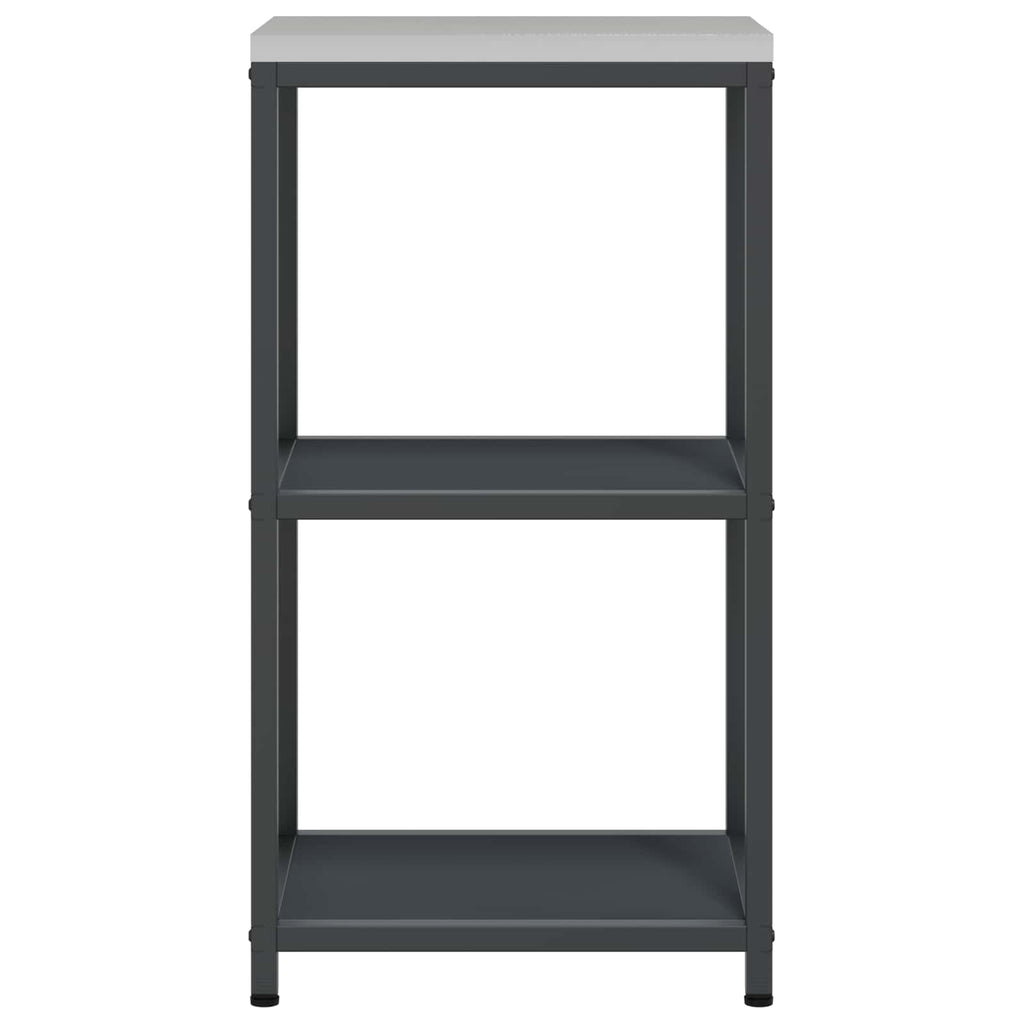 vidaXL Przechowywanie w kuchni HATTEM antracytowy 40 x 50 x 92 cm Stal