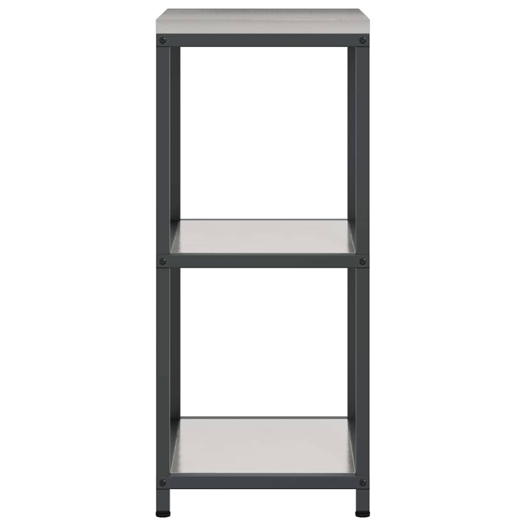 vidaXL Przechowywanie w kuchni HATTEM srebrny 40 x 50 x 92 cm Stal