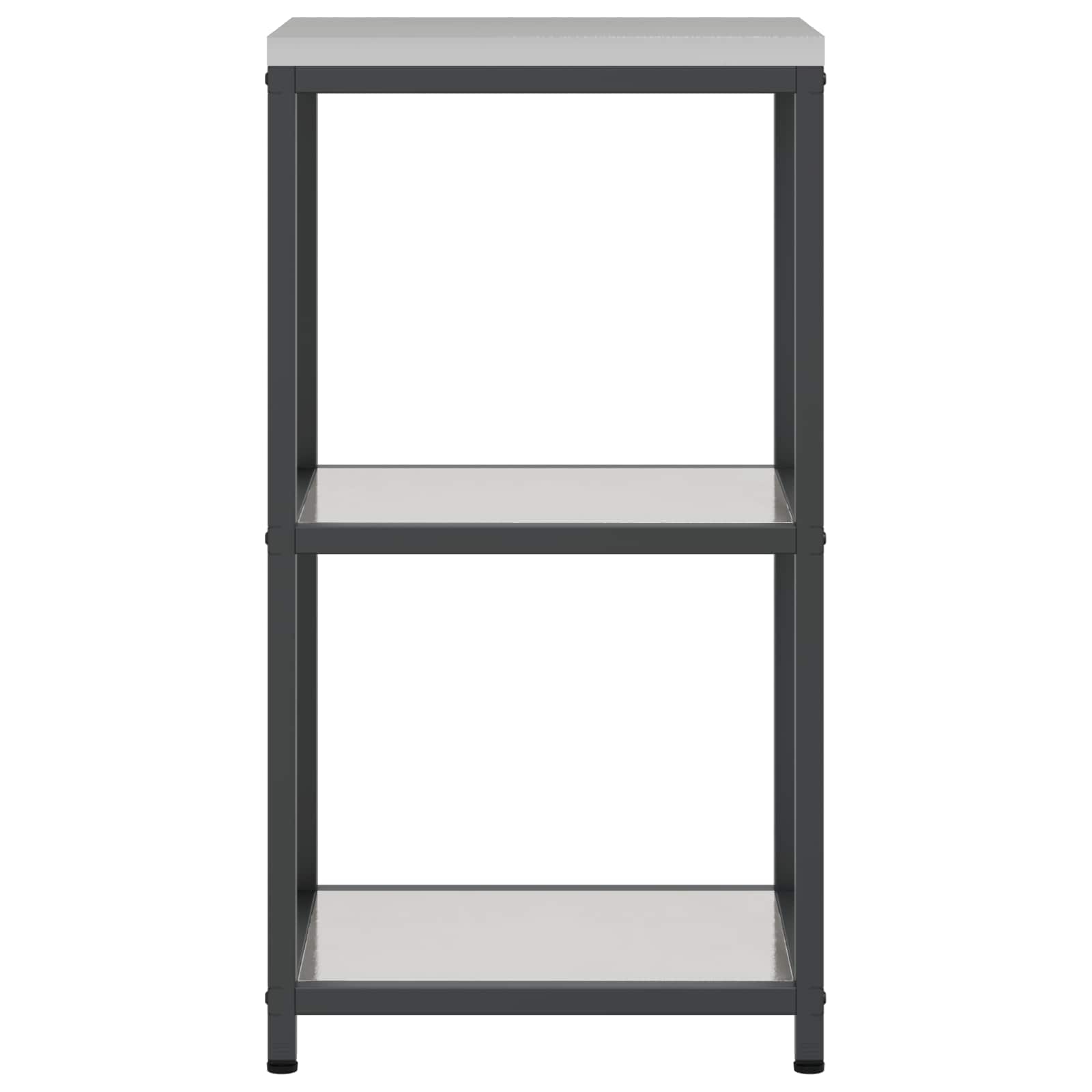 vidaXL Przechowywanie w kuchni HATTEM srebrny 40 x 50 x 92 cm Stal