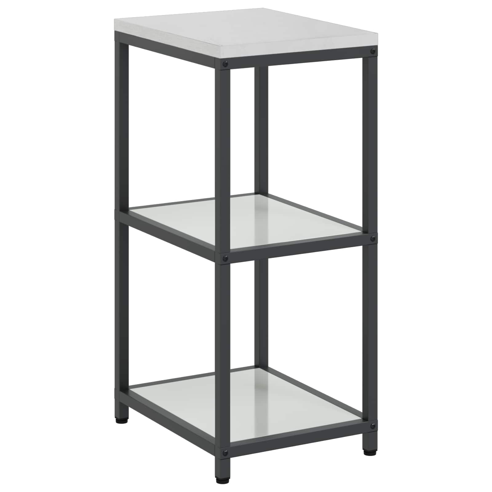 vidaXL Przechowywanie w kuchni HATTEM srebrny 40 x 50 x 92 cm Stal