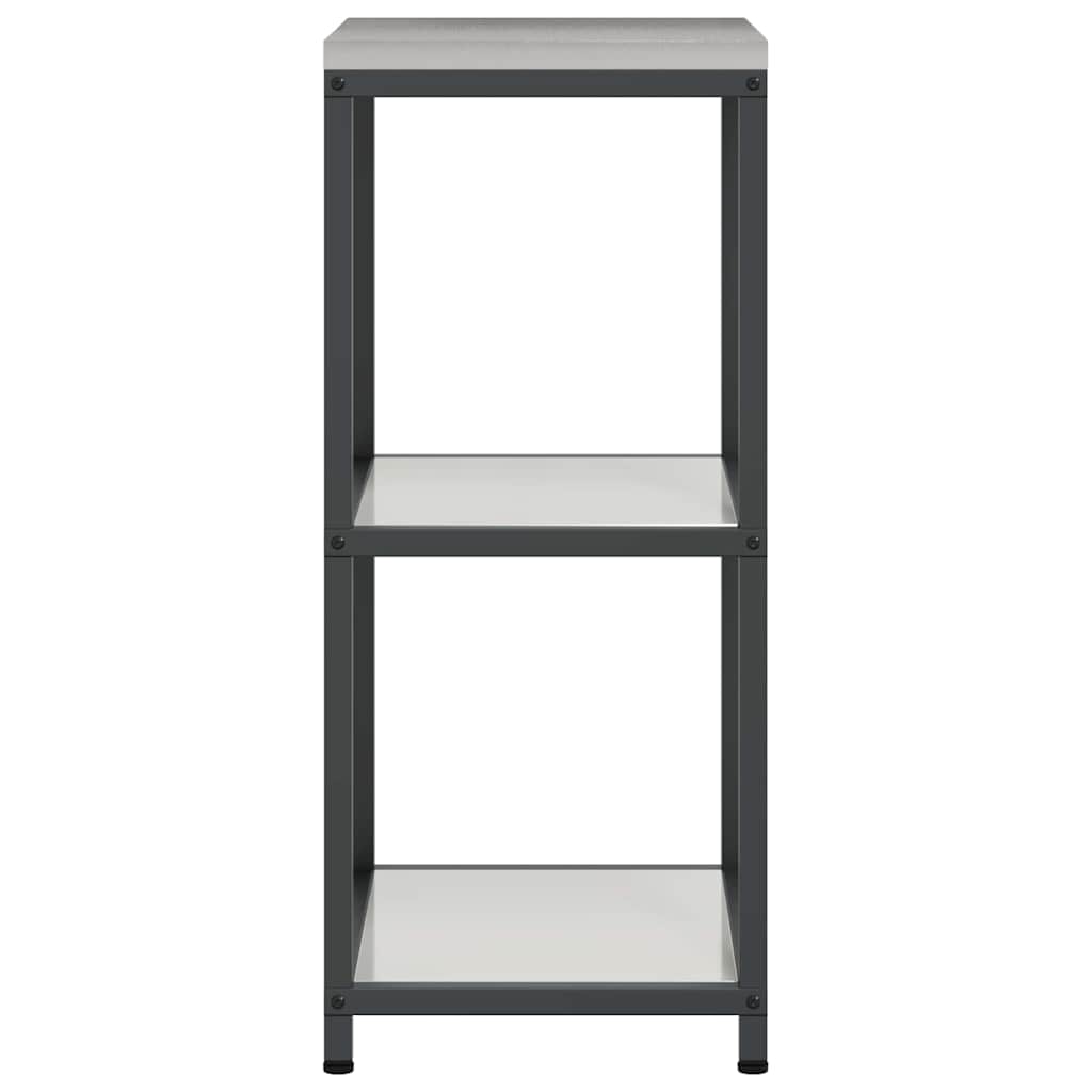 vidaXL Przechowywanie w kuchni HATTEM srebrny 40 x 50 x 92 cm Stal