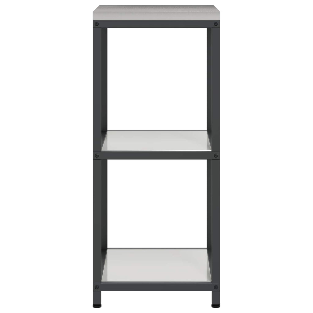 vidaXL Przechowywanie w kuchni HATTEM srebrny 40 x 50 x 92 cm Stal