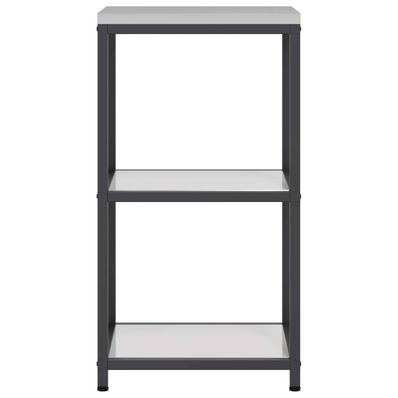 vidaXL Przechowywanie w kuchni HATTEM srebrny 40 x 50 x 92 cm Stal