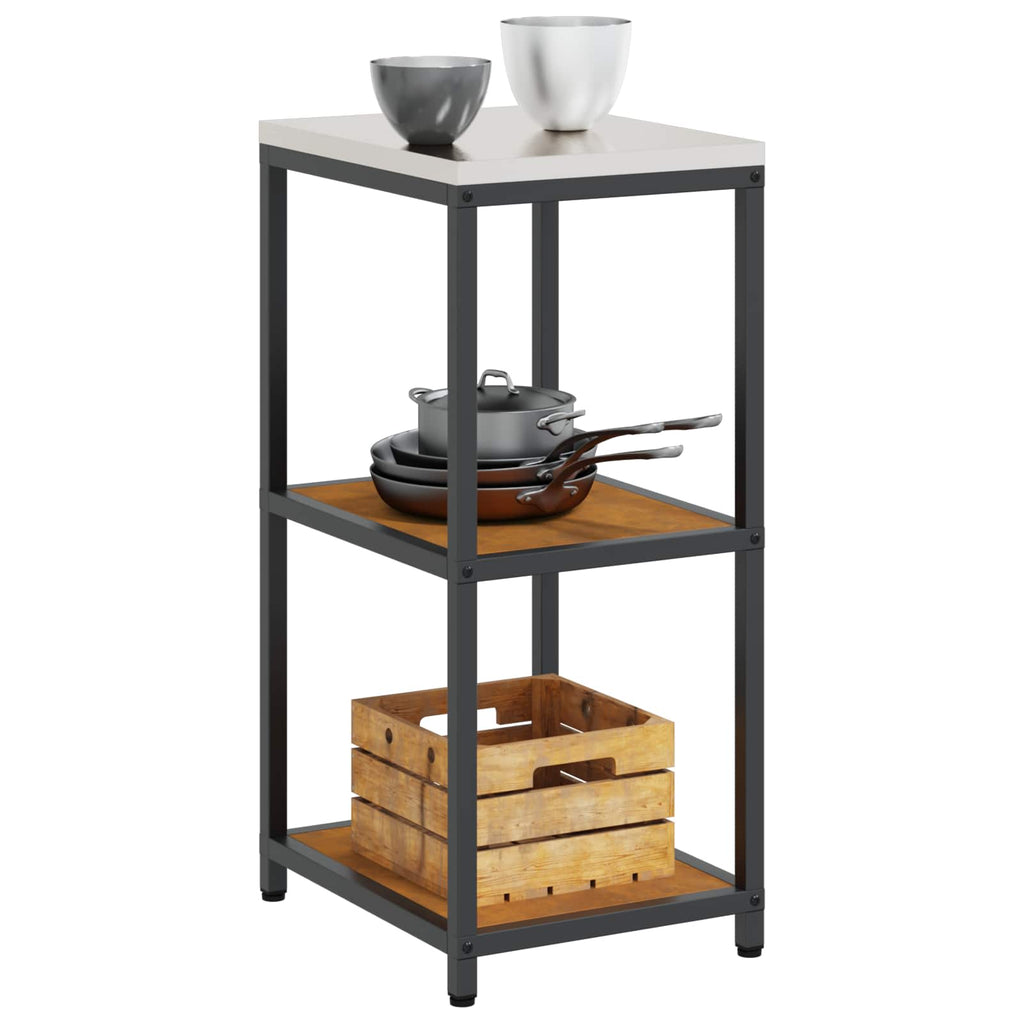 vidaXL Przechowywanie w kuchni HATTEM Rdzawy 40 x 50 x 92 cm Stal