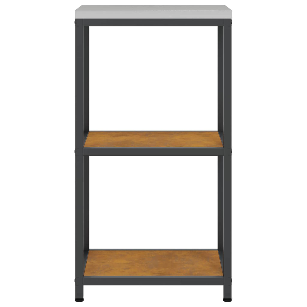 vidaXL Przechowywanie w kuchni HATTEM Rdzawy 40 x 50 x 92 cm Stal