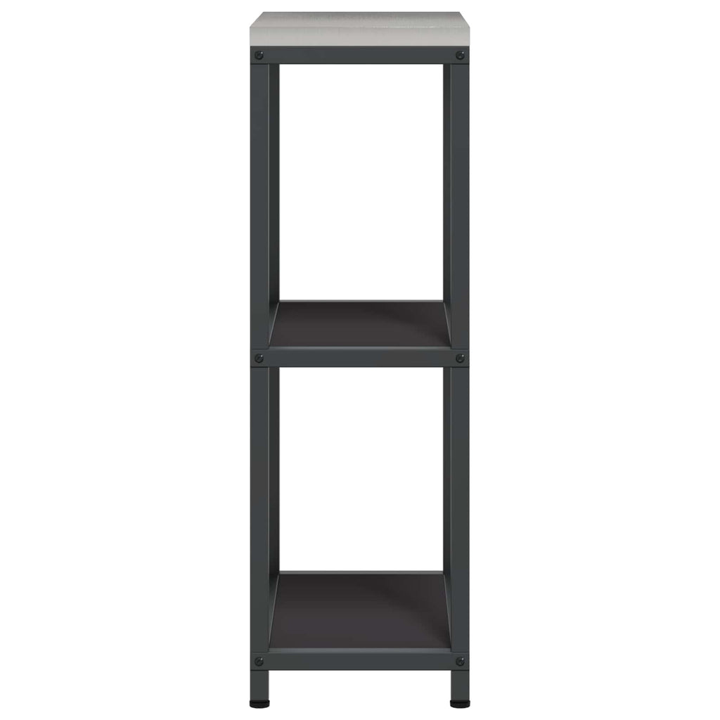 vidaXL Przechowywanie w kuchni HATTEM Czarny 30 x 50 x 92 cm Stal