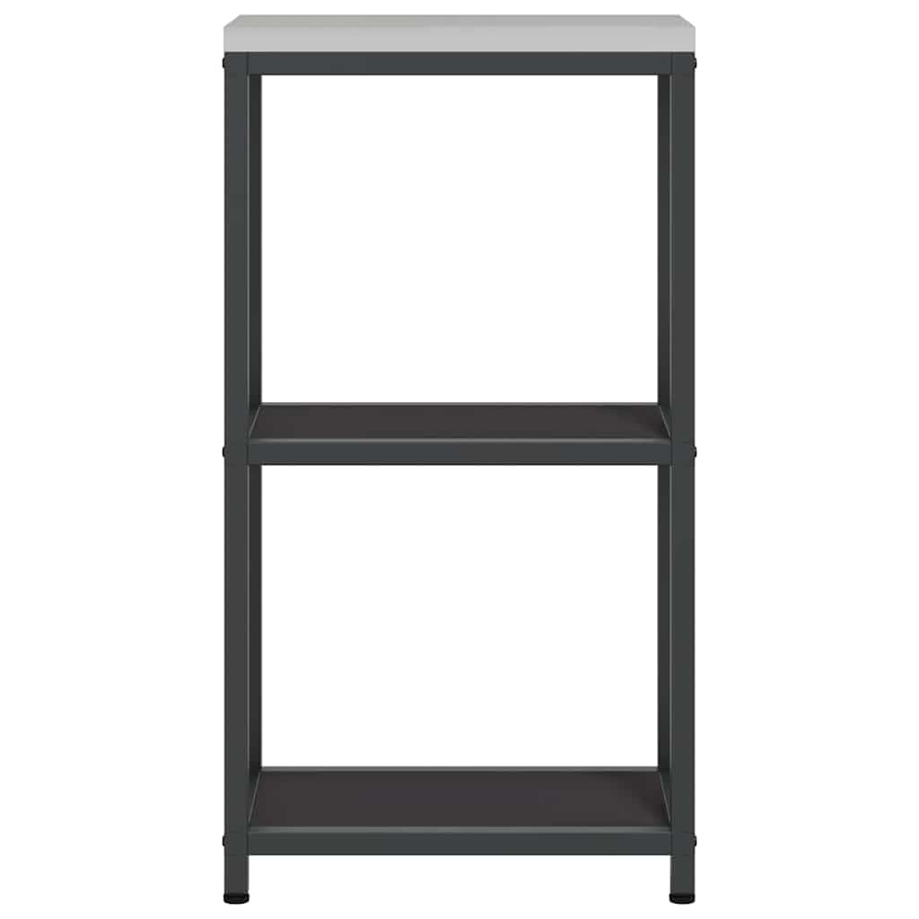vidaXL Przechowywanie w kuchni HATTEM Czarny 30 x 50 x 92 cm Stal