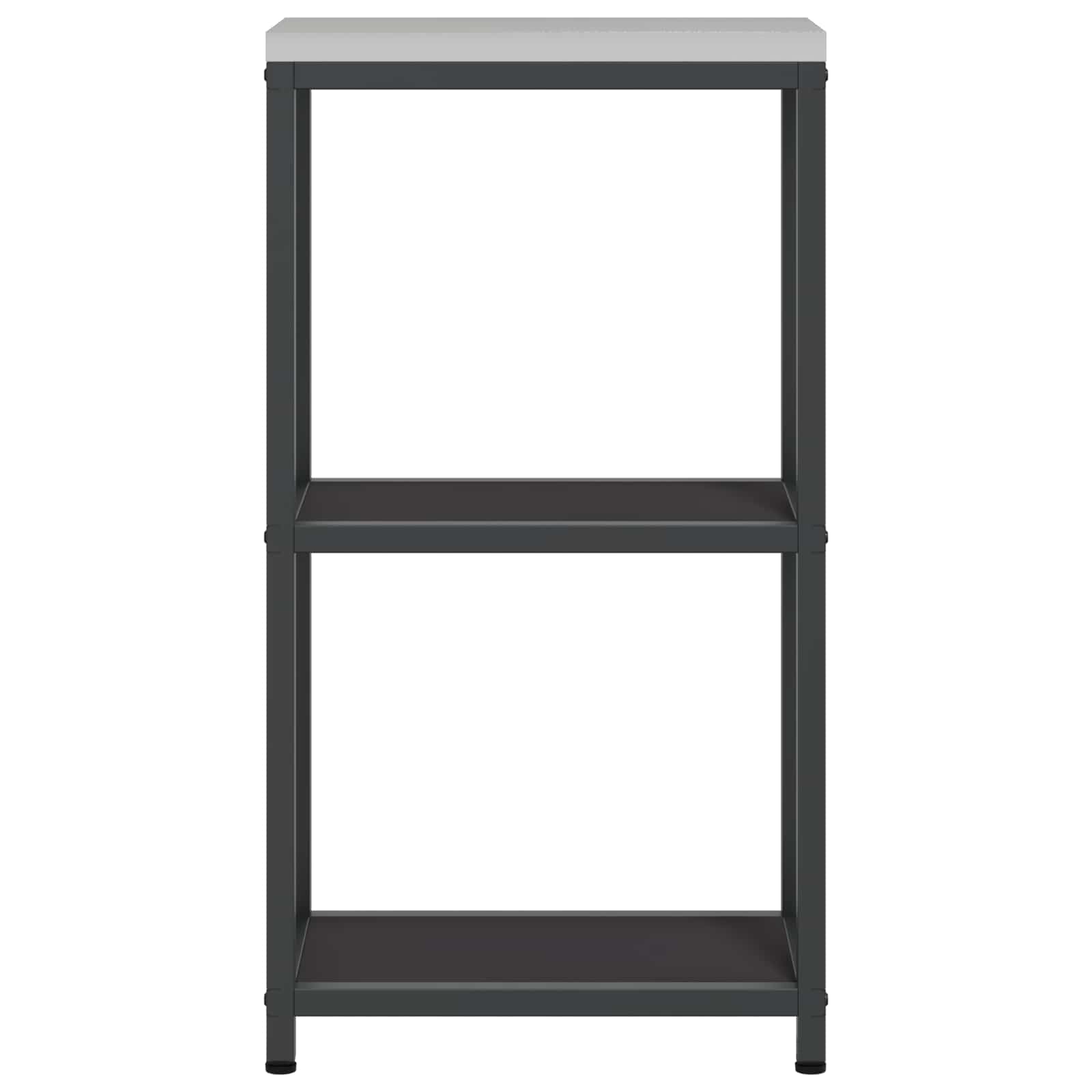 vidaXL Przechowywanie w kuchni HATTEM Czarny 30 x 50 x 92 cm Stal