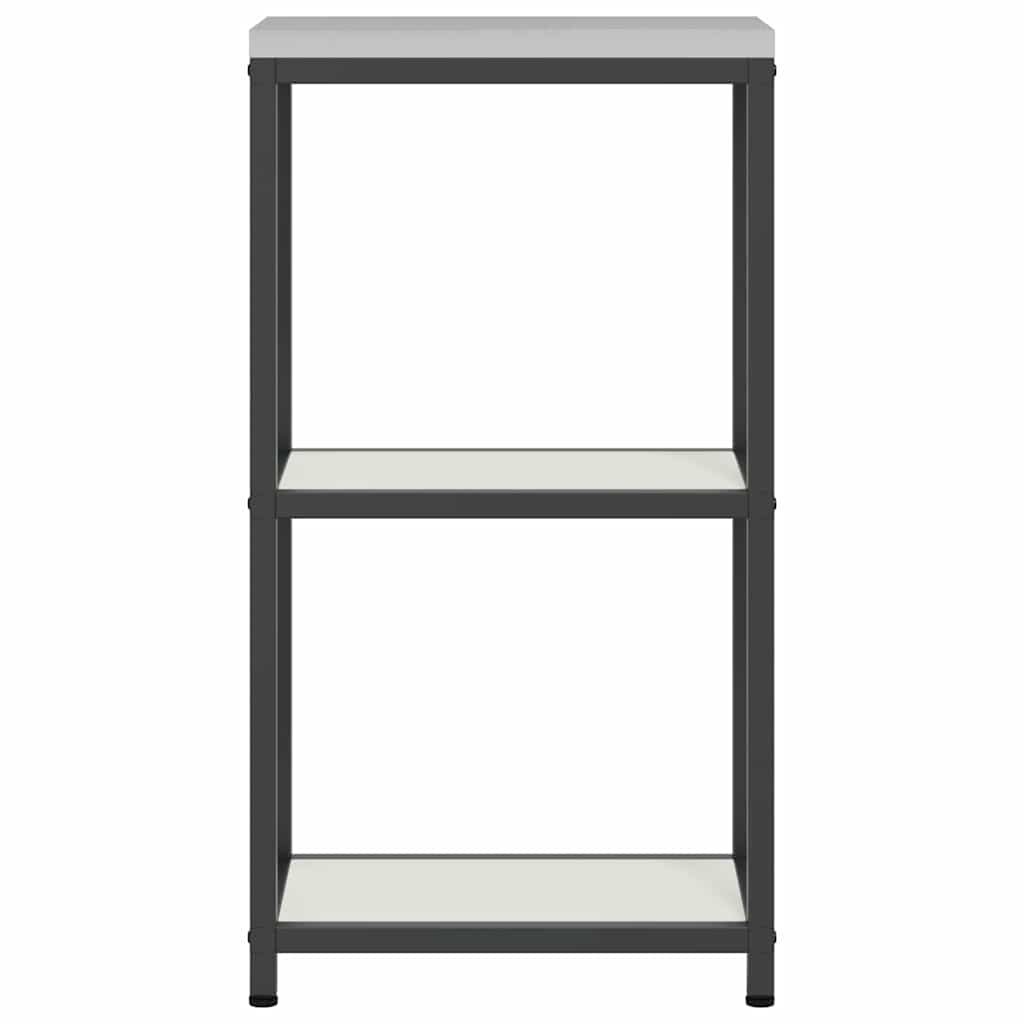 vidaXL Przechowywanie w kuchni HATTEM Biały 30 x 50 x 92 cm Stal