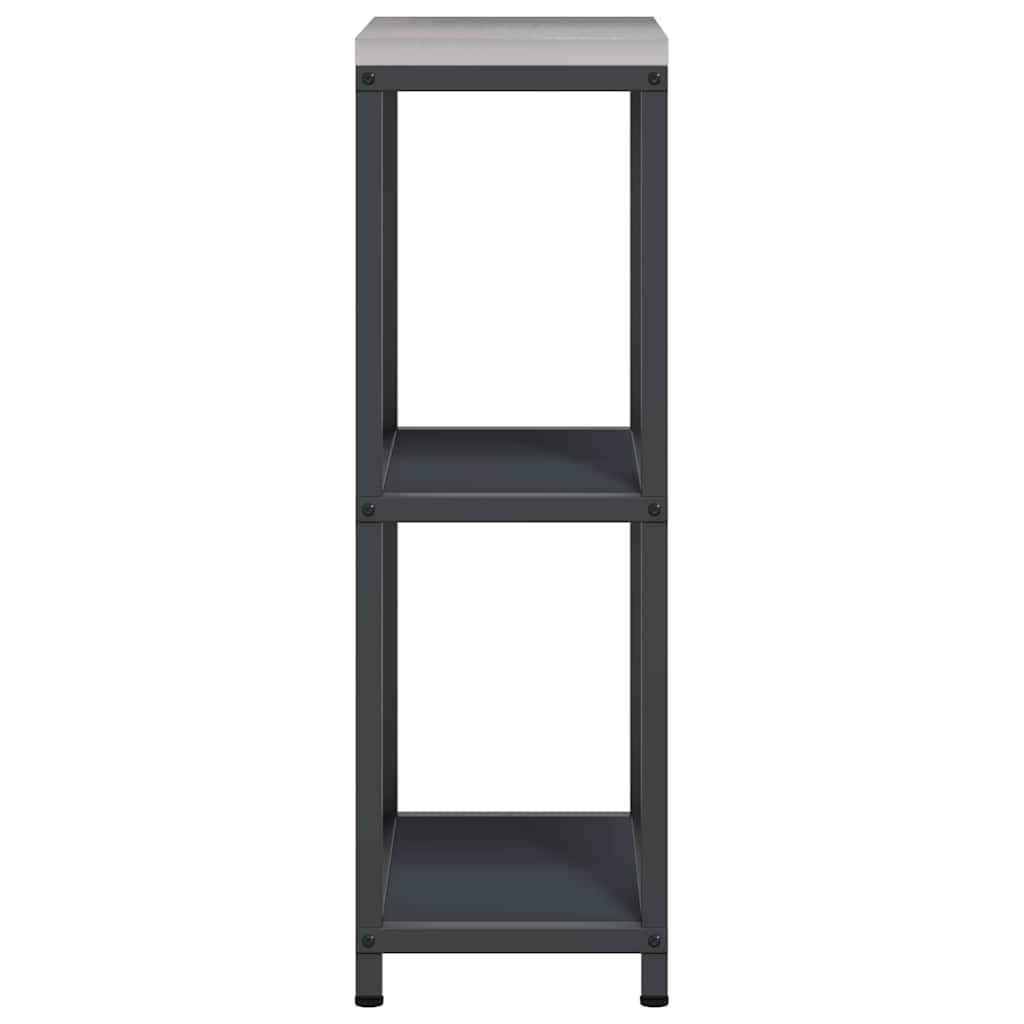vidaXL Przechowywanie w kuchni HATTEM antracytowy 30 x 50 x 92 cm Stal