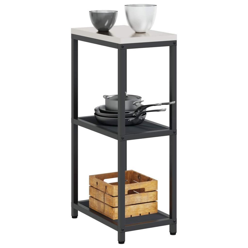 vidaXL Przechowywanie w kuchni HATTEM antracytowy 30 x 50 x 92 cm Stal