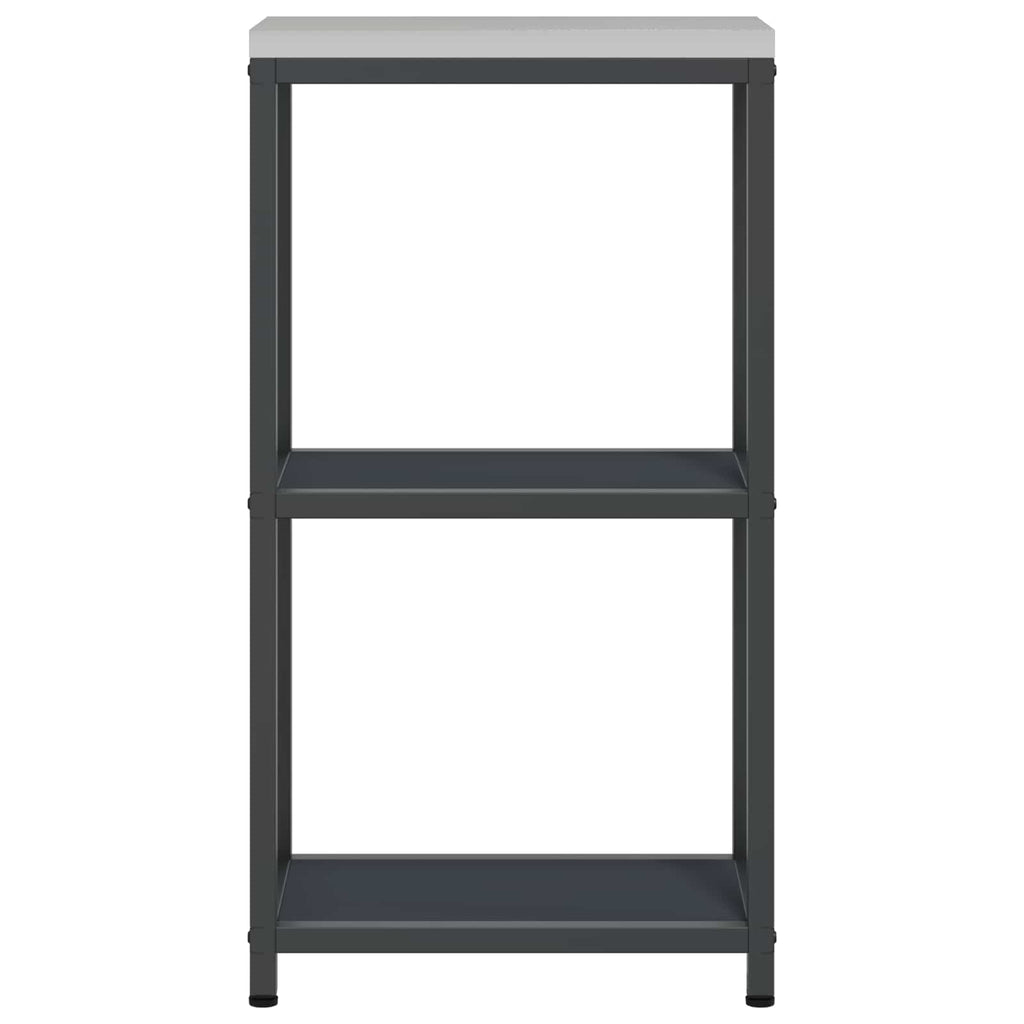 vidaXL Przechowywanie w kuchni HATTEM antracytowy 30 x 50 x 92 cm Stal