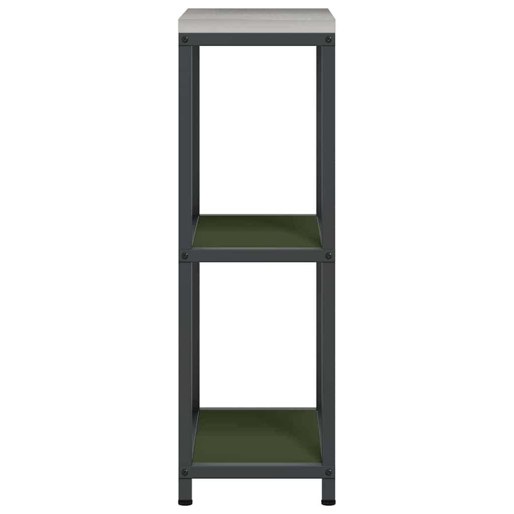 vidaXL Przechowywanie w kuchni HATTEM Oliwkowy zielony 30 x 50 x 92 cm