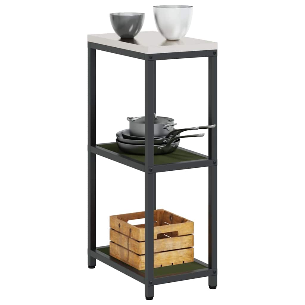 vidaXL Przechowywanie w kuchni HATTEM Oliwkowy zielony 30 x 50 x 92 cm