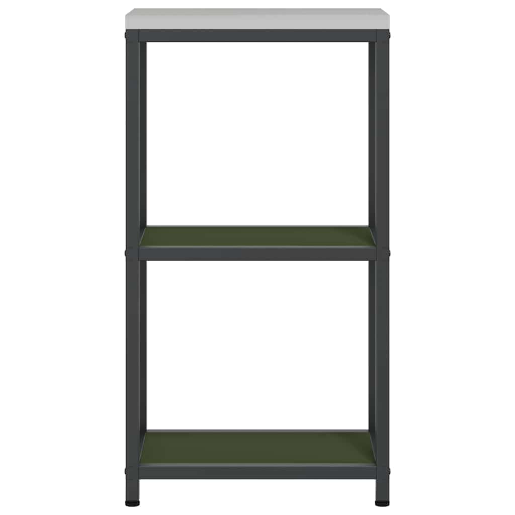 vidaXL Przechowywanie w kuchni HATTEM Oliwkowy zielony 30 x 50 x 92 cm