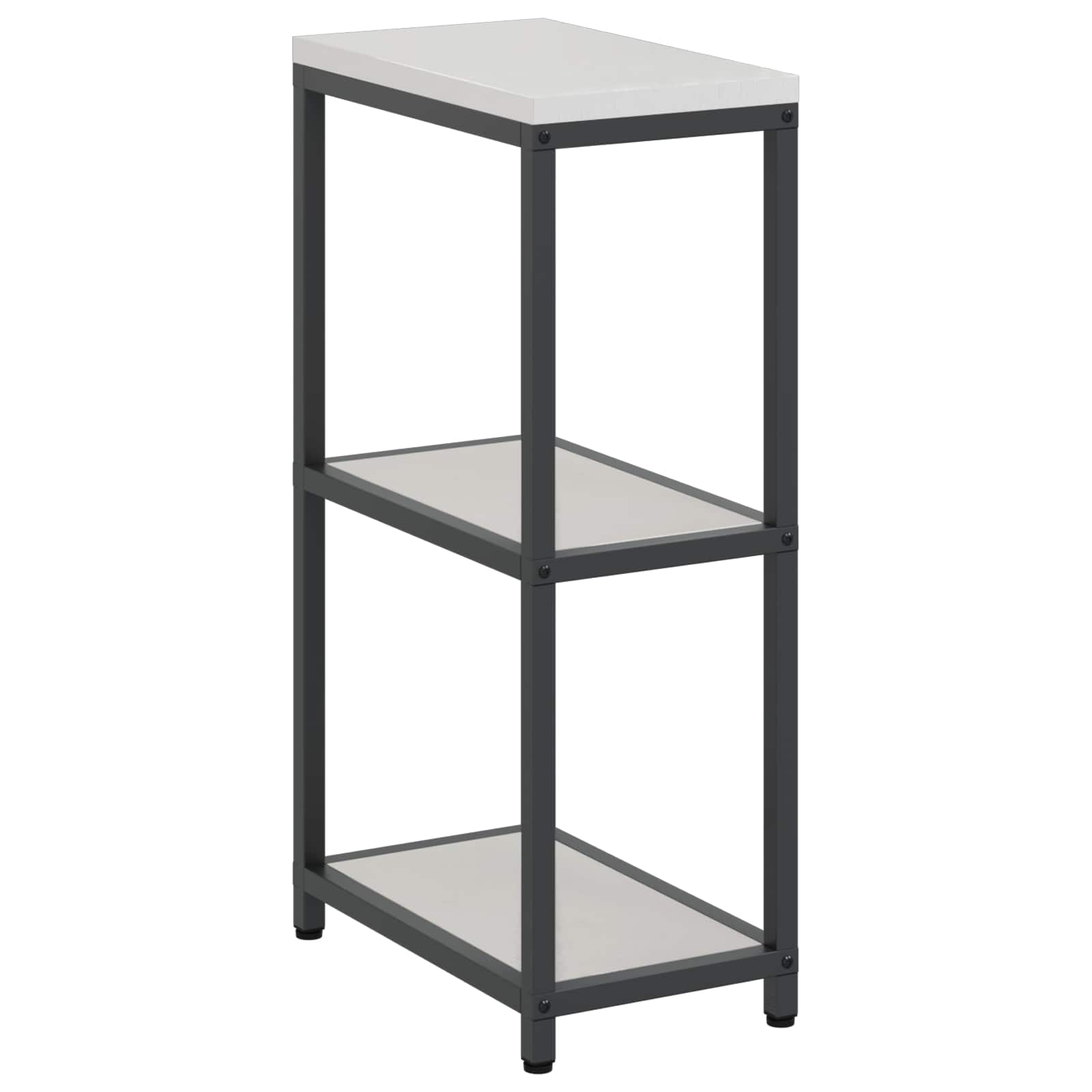 vidaXL Przechowywanie w kuchni HATTEM srebrny 30 x 50 x 92 cm Stal