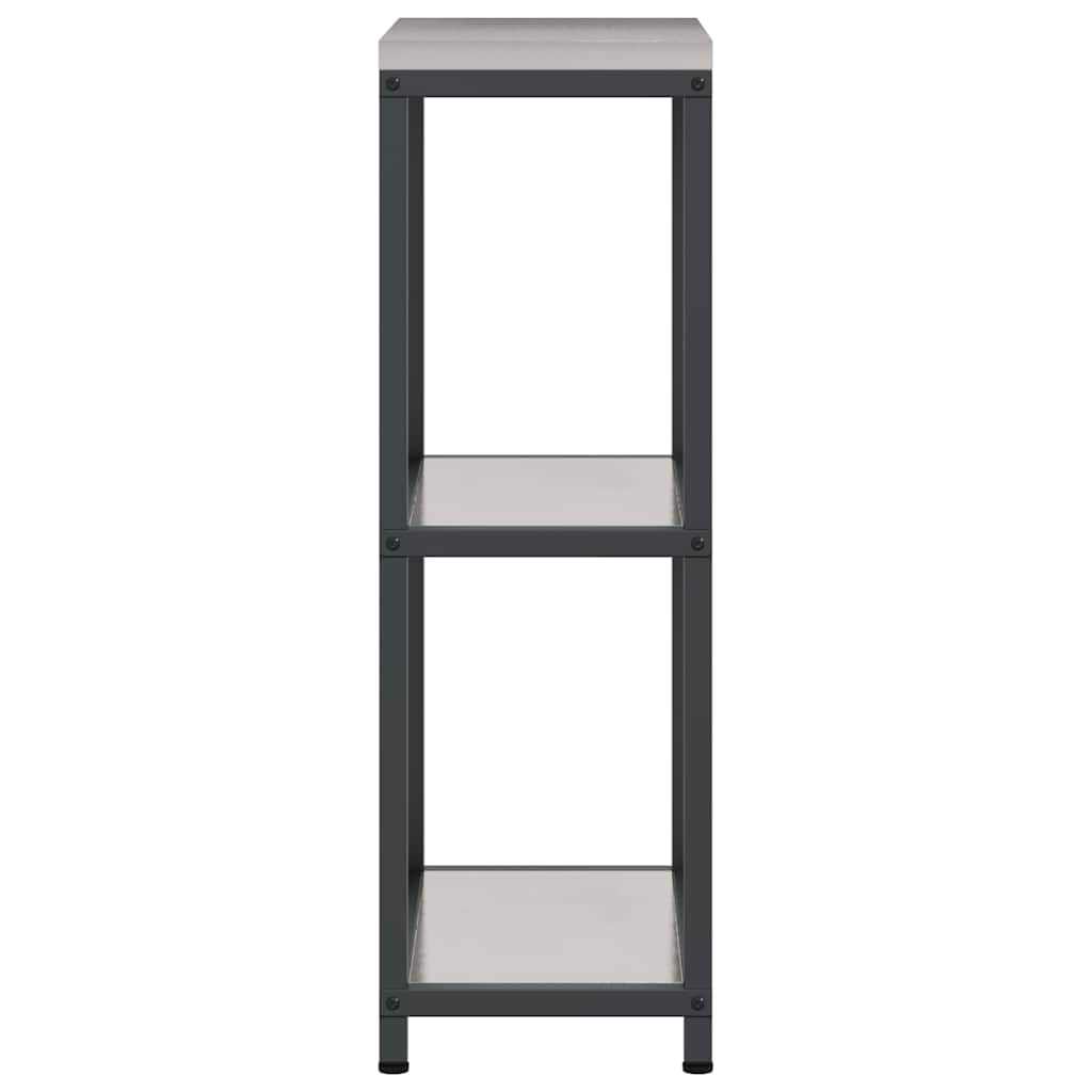 vidaXL Przechowywanie w kuchni HATTEM srebrny 30 x 50 x 92 cm Stal