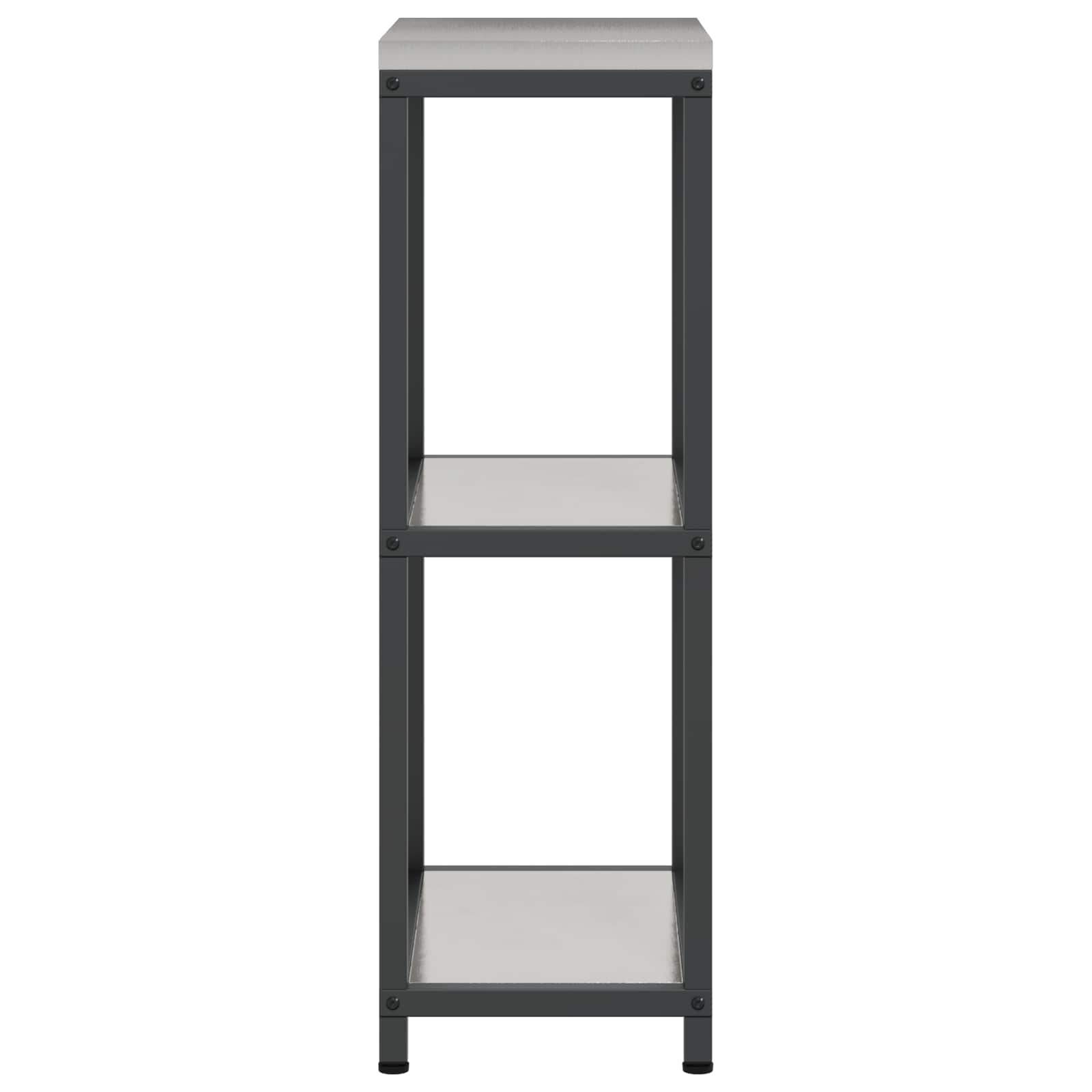 vidaXL Przechowywanie w kuchni HATTEM srebrny 30 x 50 x 92 cm Stal