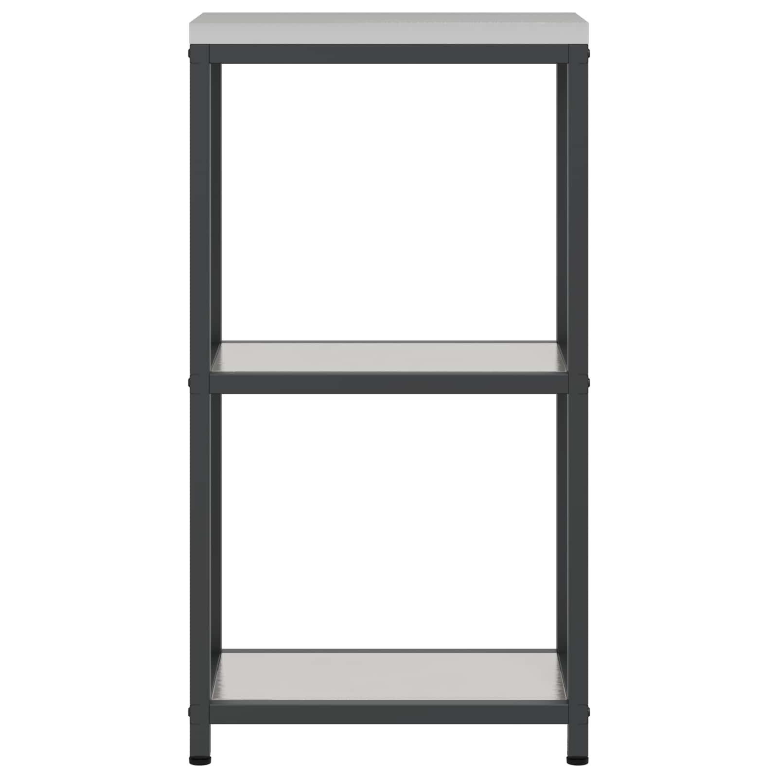 vidaXL Przechowywanie w kuchni HATTEM srebrny 30 x 50 x 92 cm Stal