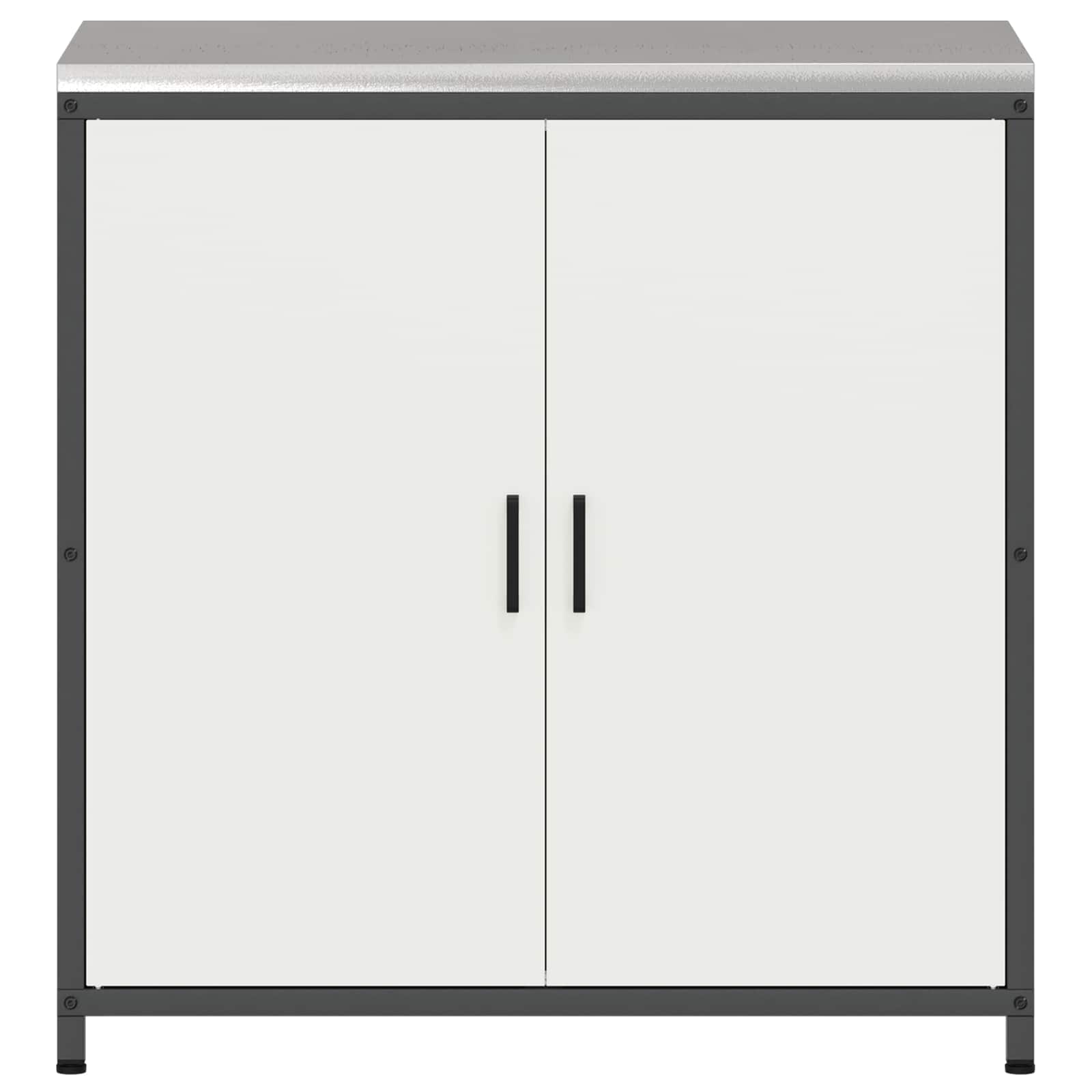 vidaXL Przechowywanie w kuchni HATTEM Biały 90 x 50 x 92 cm Stal