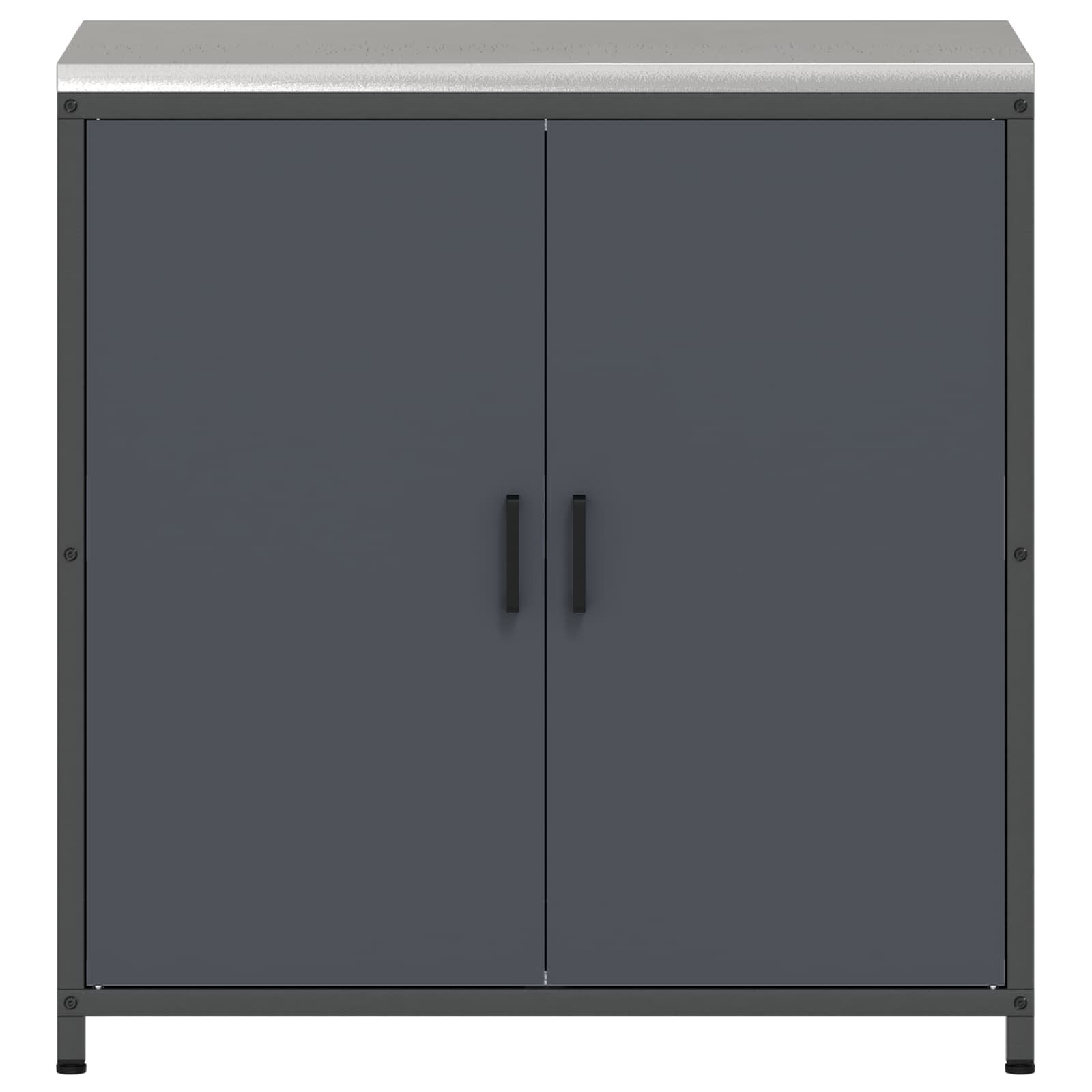 vidaXL Przechowywanie w kuchni HATTEM antracytowy 90 x 50 x 92 cm Stal