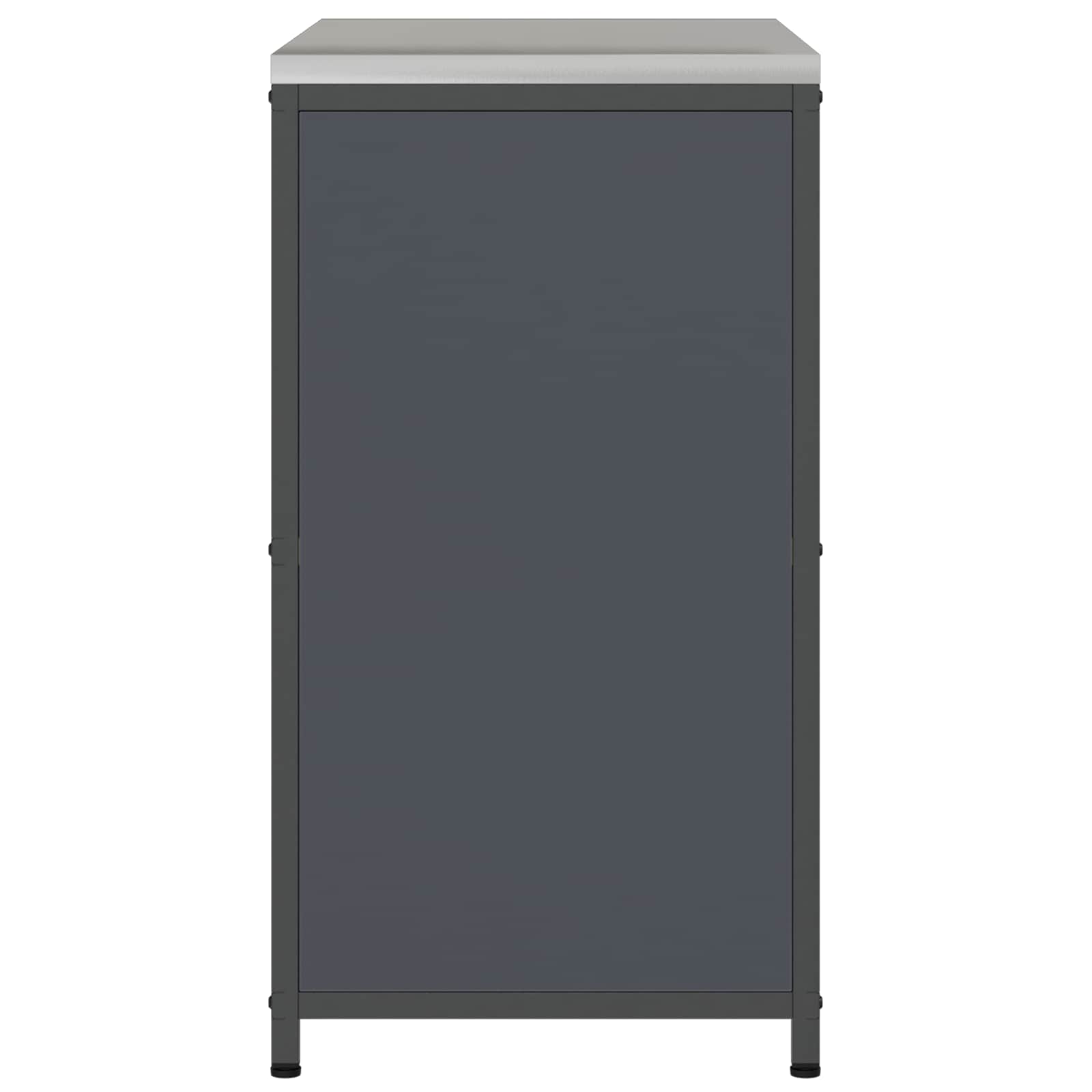 vidaXL Przechowywanie w kuchni HATTEM antracytowy 90 x 50 x 92 cm Stal