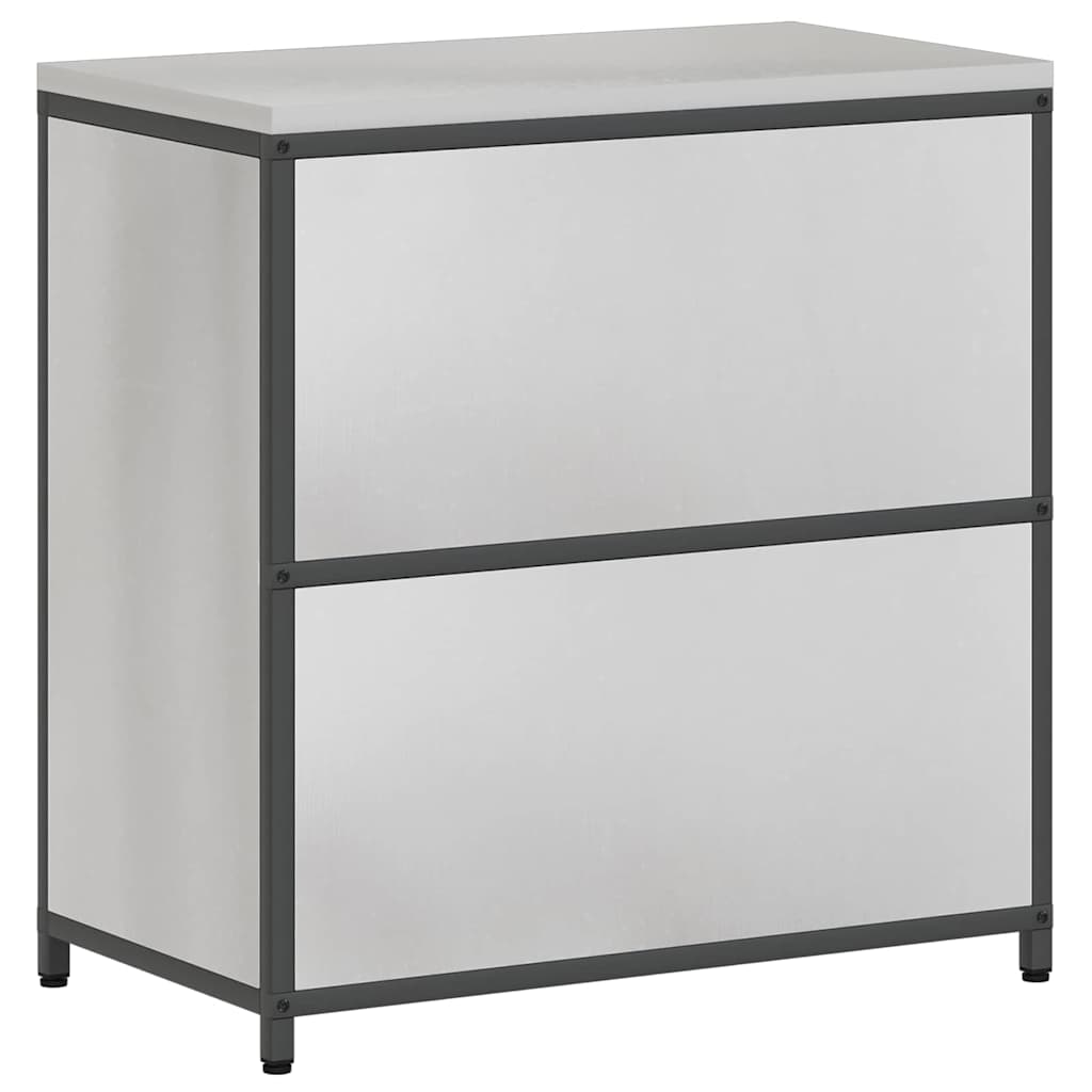 vidaXL Przechowywanie w kuchni HATTEM srebrny 90 x 50 x 92 cm Stal