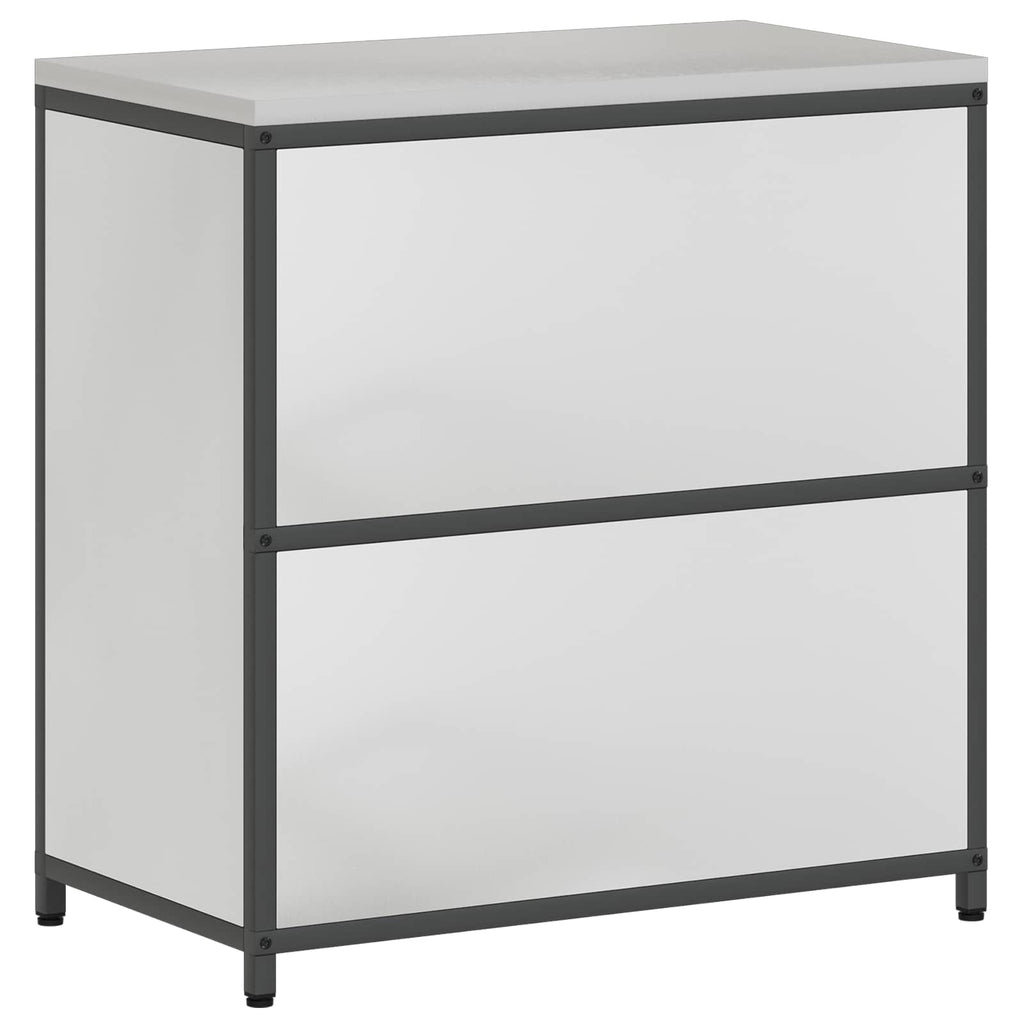 vidaXL Przechowywanie w kuchni HATTEM srebrny 90 x 50 x 92 cm Stal