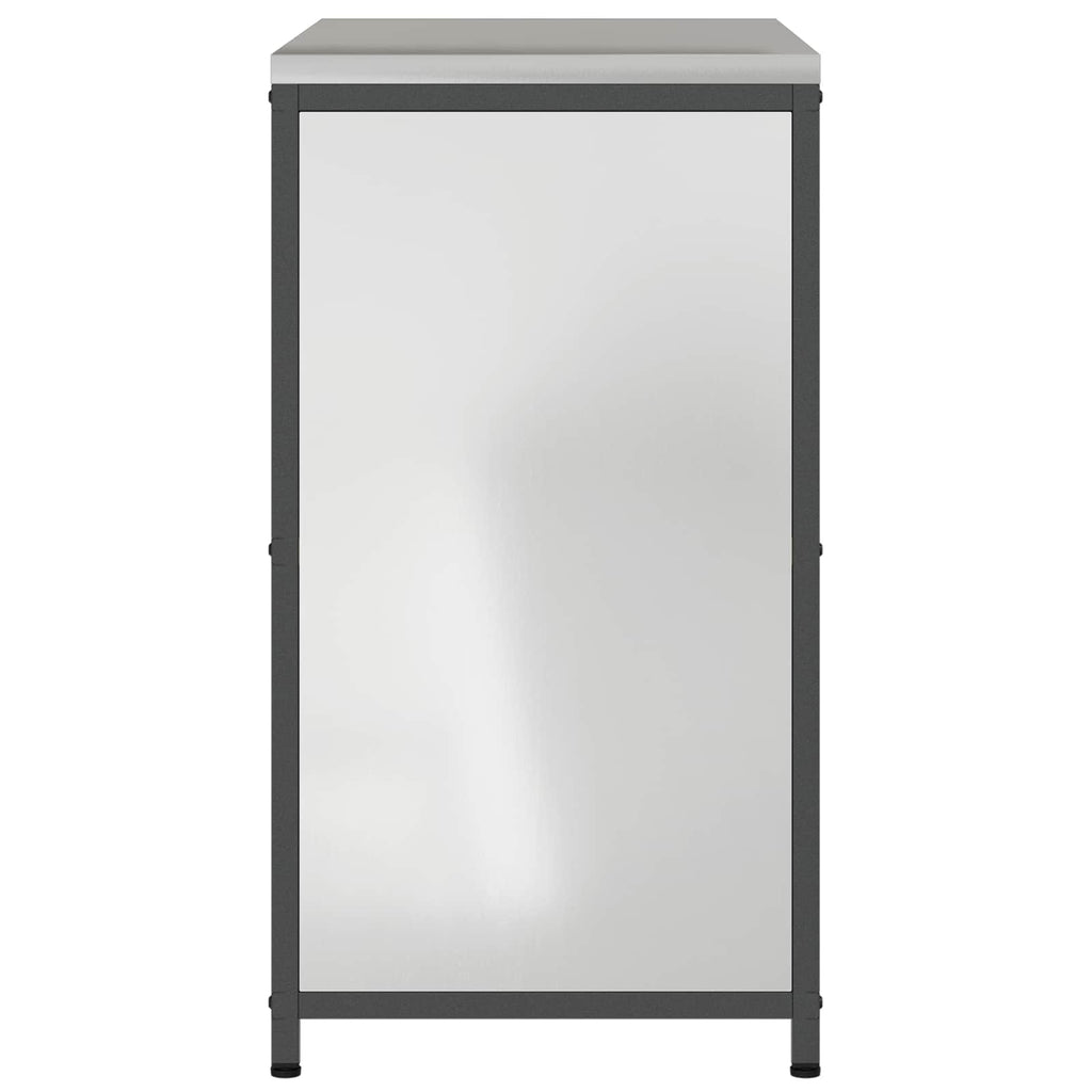 vidaXL Przechowywanie w kuchni HATTEM srebrny 90 x 50 x 92 cm Stal