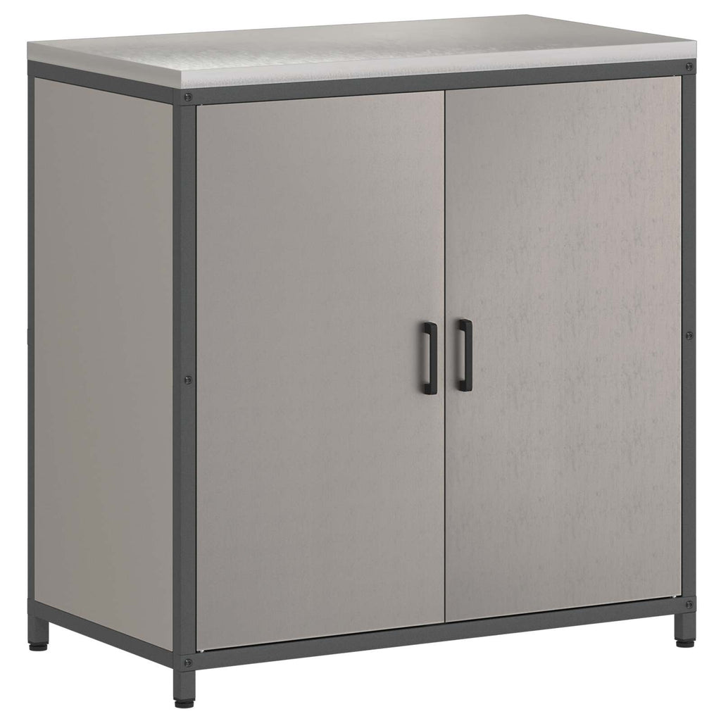 vidaXL Przechowywanie w kuchni HATTEM Rdzawy 90 x 50 x 92 cm Stal