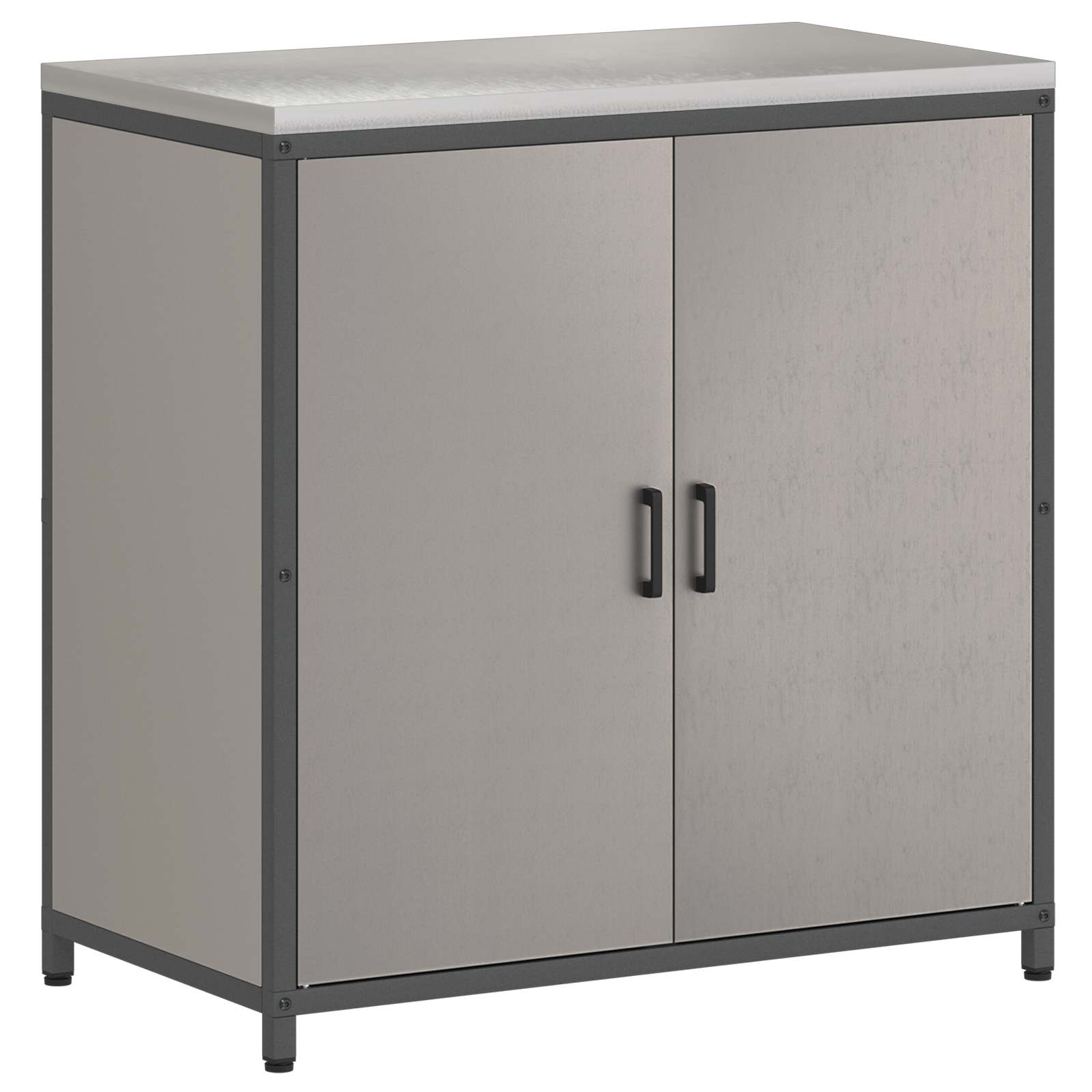 vidaXL Przechowywanie w kuchni HATTEM Rdzawy 90 x 50 x 92 cm Stal