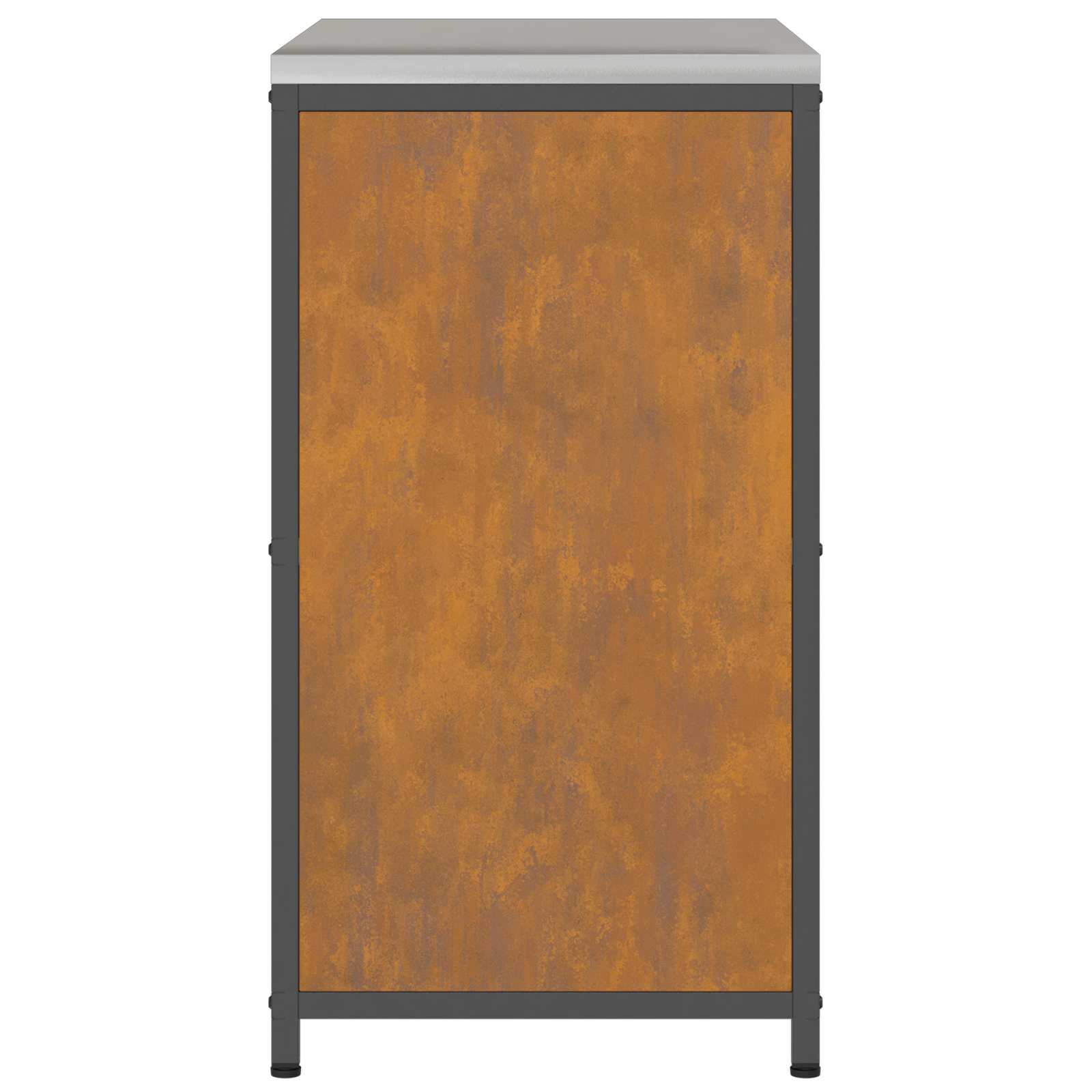 vidaXL Przechowywanie w kuchni HATTEM Rdzawy 90 x 50 x 92 cm Stal