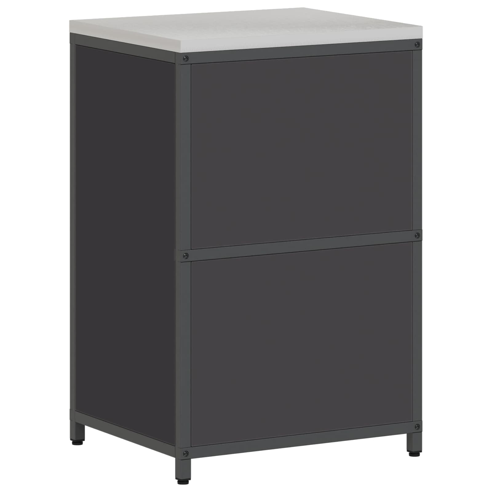 vidaXL Przechowywanie w kuchni HATTEM Czarny 60 x 50 x 92 cm Stal