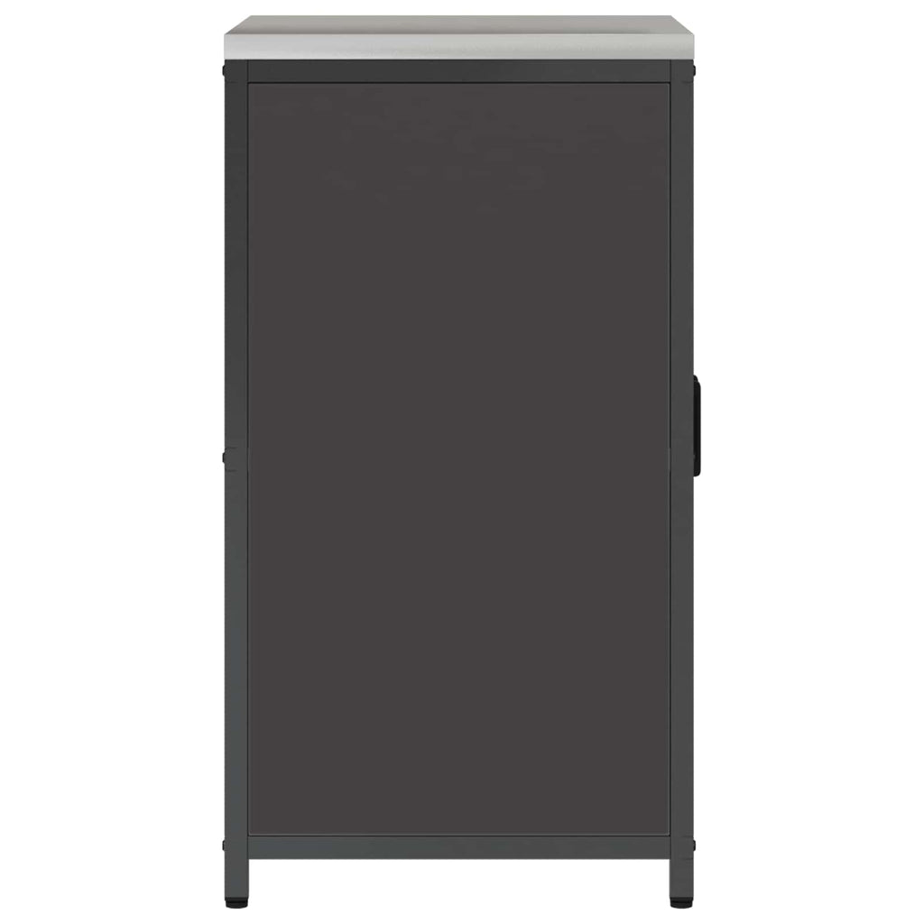 vidaXL Przechowywanie w kuchni HATTEM Czarny 60 x 50 x 92 cm Stal
