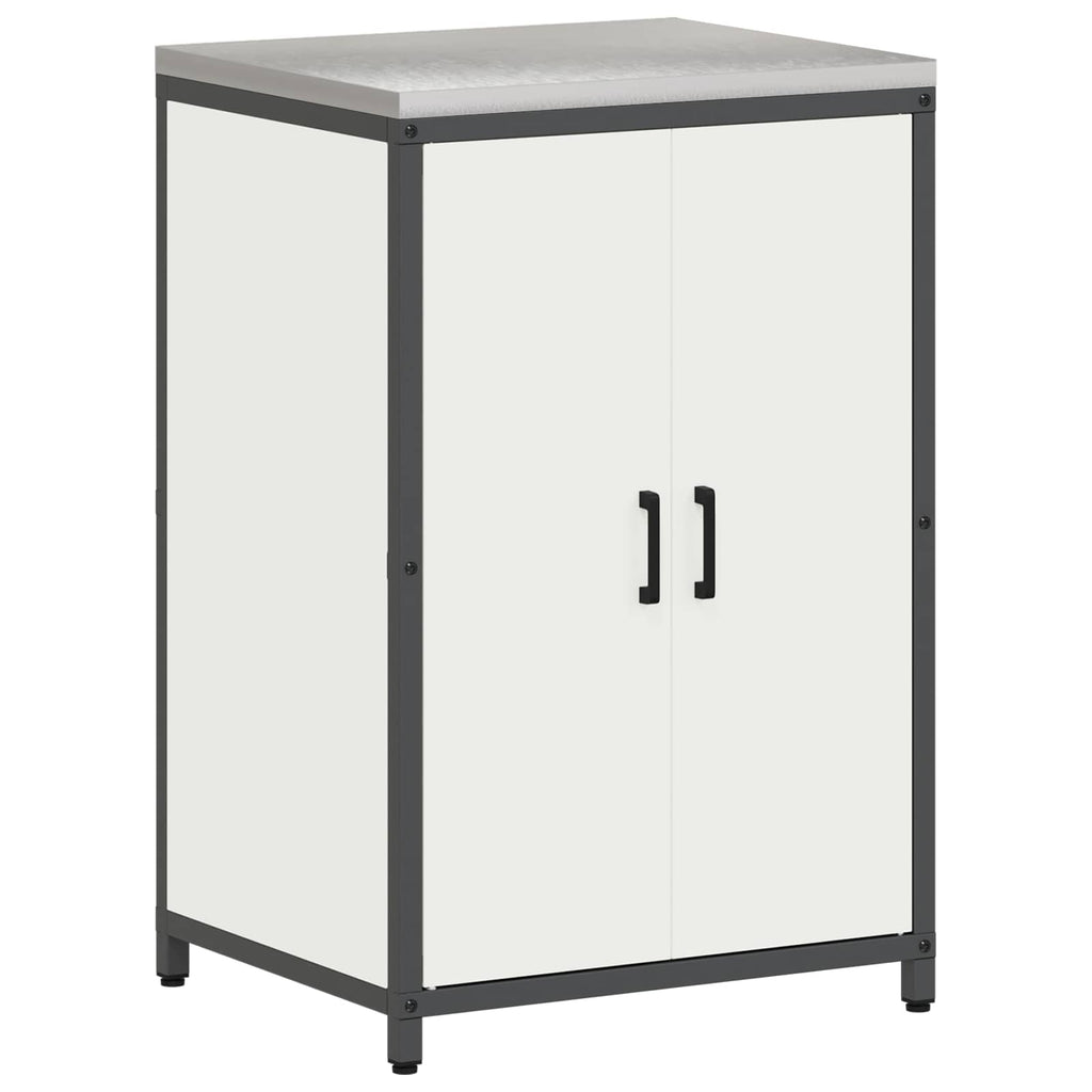 vidaXL Przechowywanie w kuchni HATTEM Biały 60 x 50 x 92 cm Stal