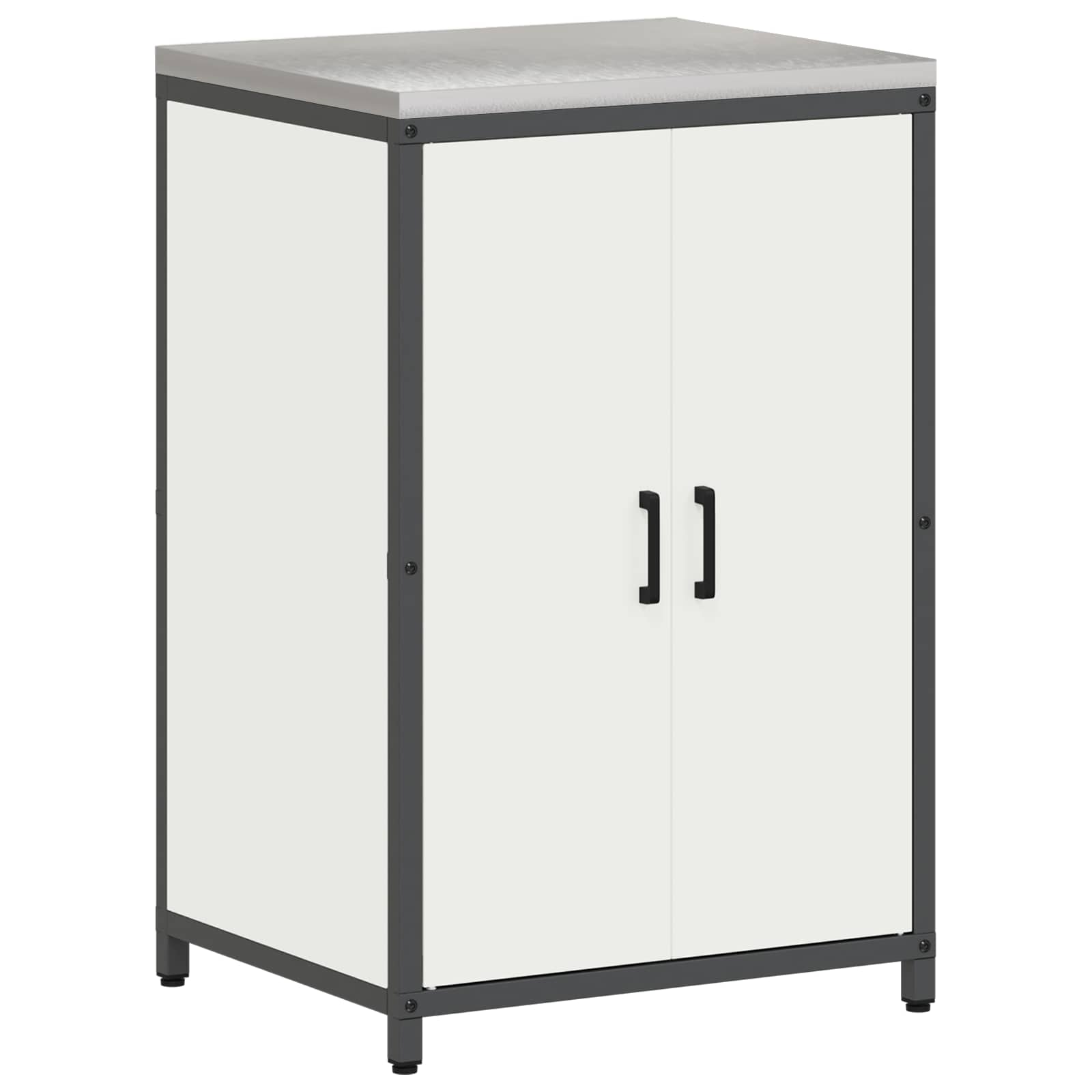 vidaXL Przechowywanie w kuchni HATTEM Biały 60 x 50 x 92 cm Stal