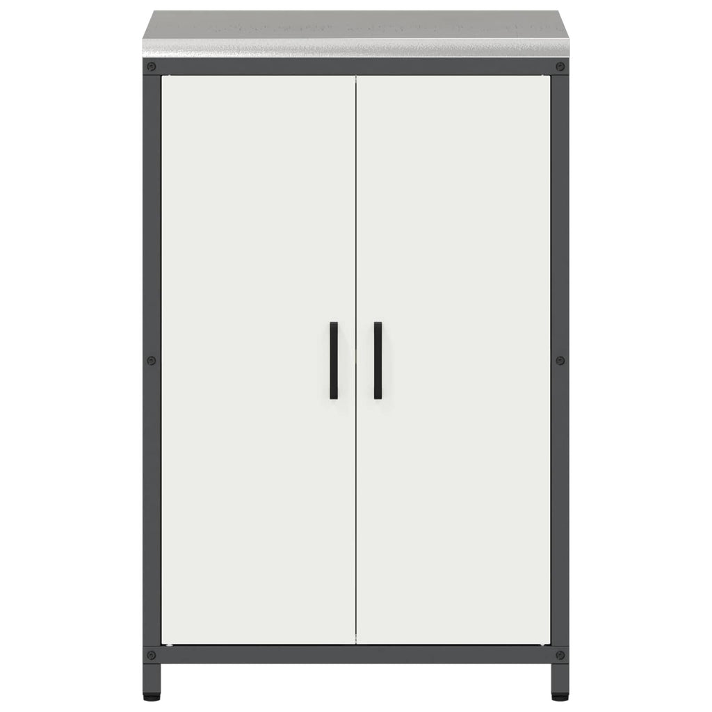 vidaXL Przechowywanie w kuchni HATTEM Biały 60 x 50 x 92 cm Stal