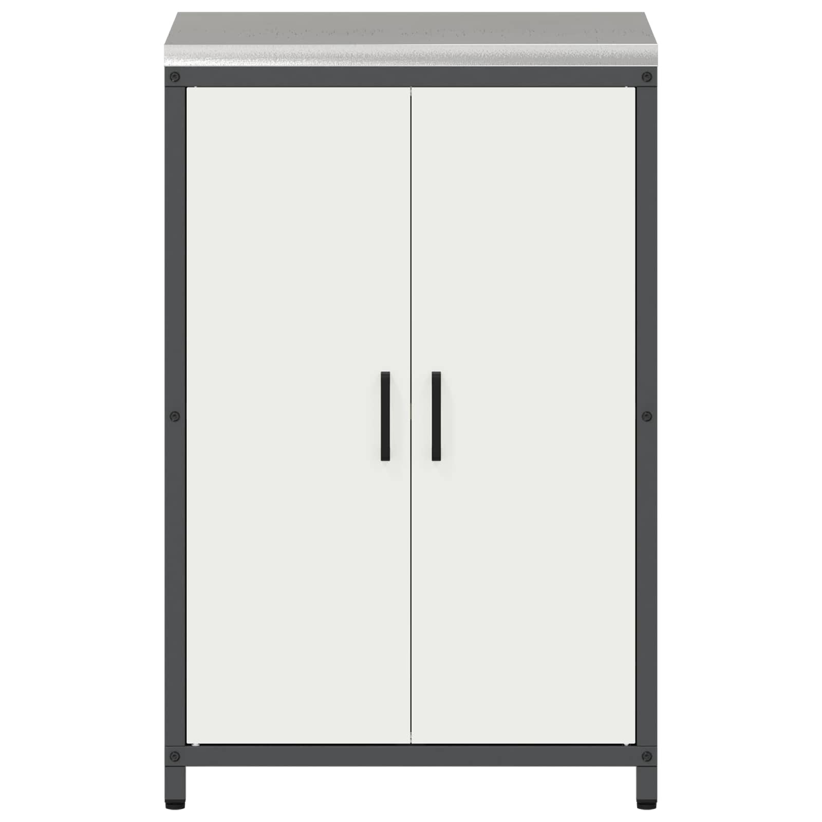 vidaXL Przechowywanie w kuchni HATTEM Biały 60 x 50 x 92 cm Stal